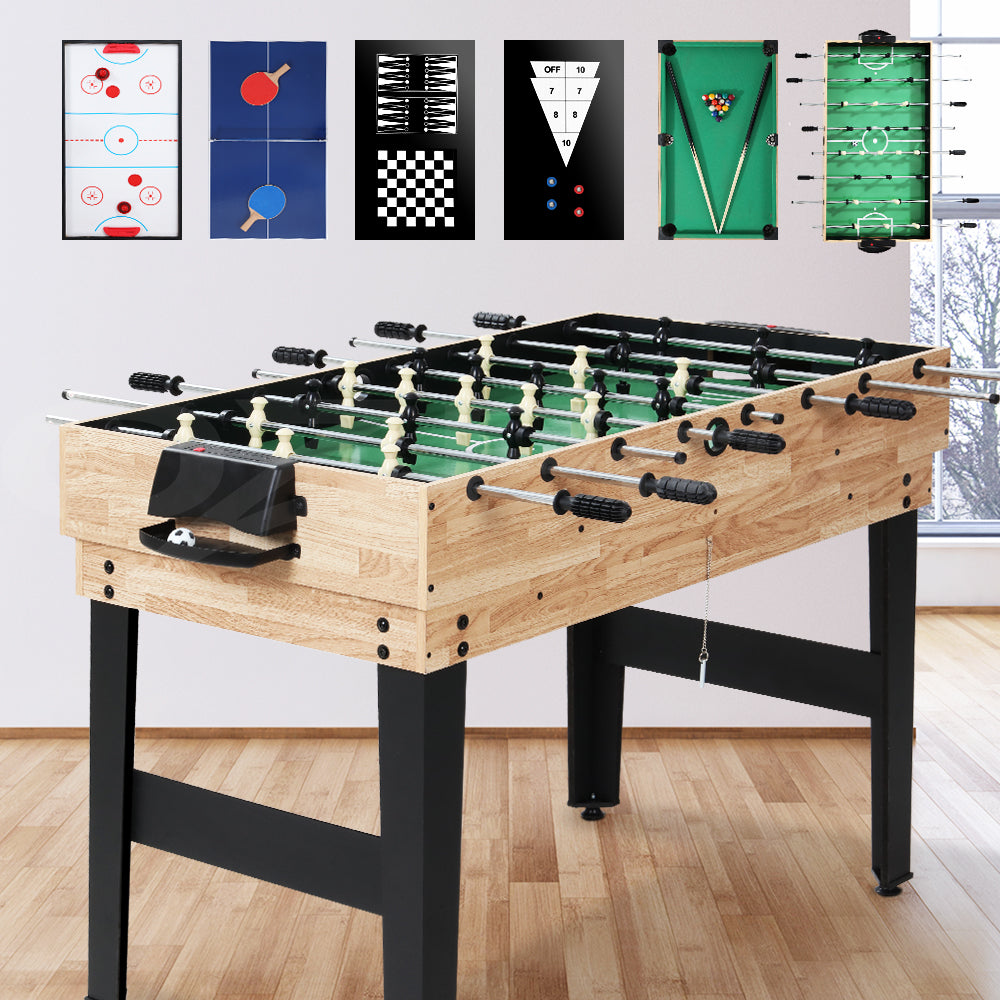 10 in 1 Soccer Table Foosball Hockey Pool Bowling Combo Games Home Party Gift-6