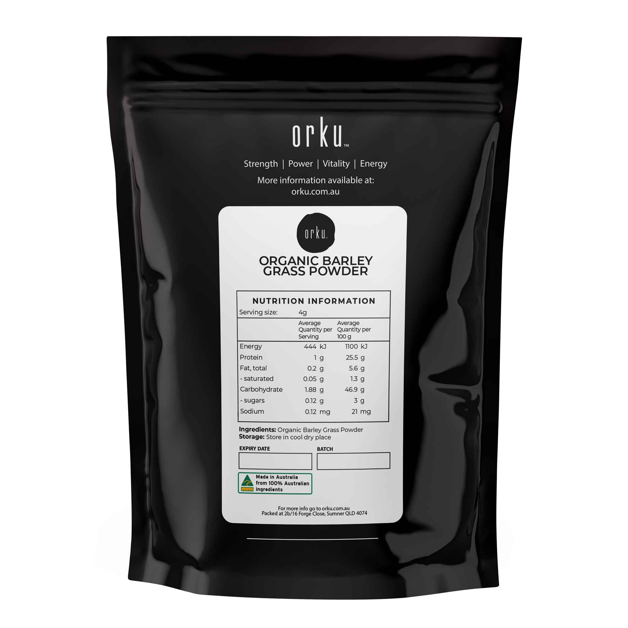 100g Organic Barley Grass Powder Hordeum Vulgare Leaf Superfood Supplement-1