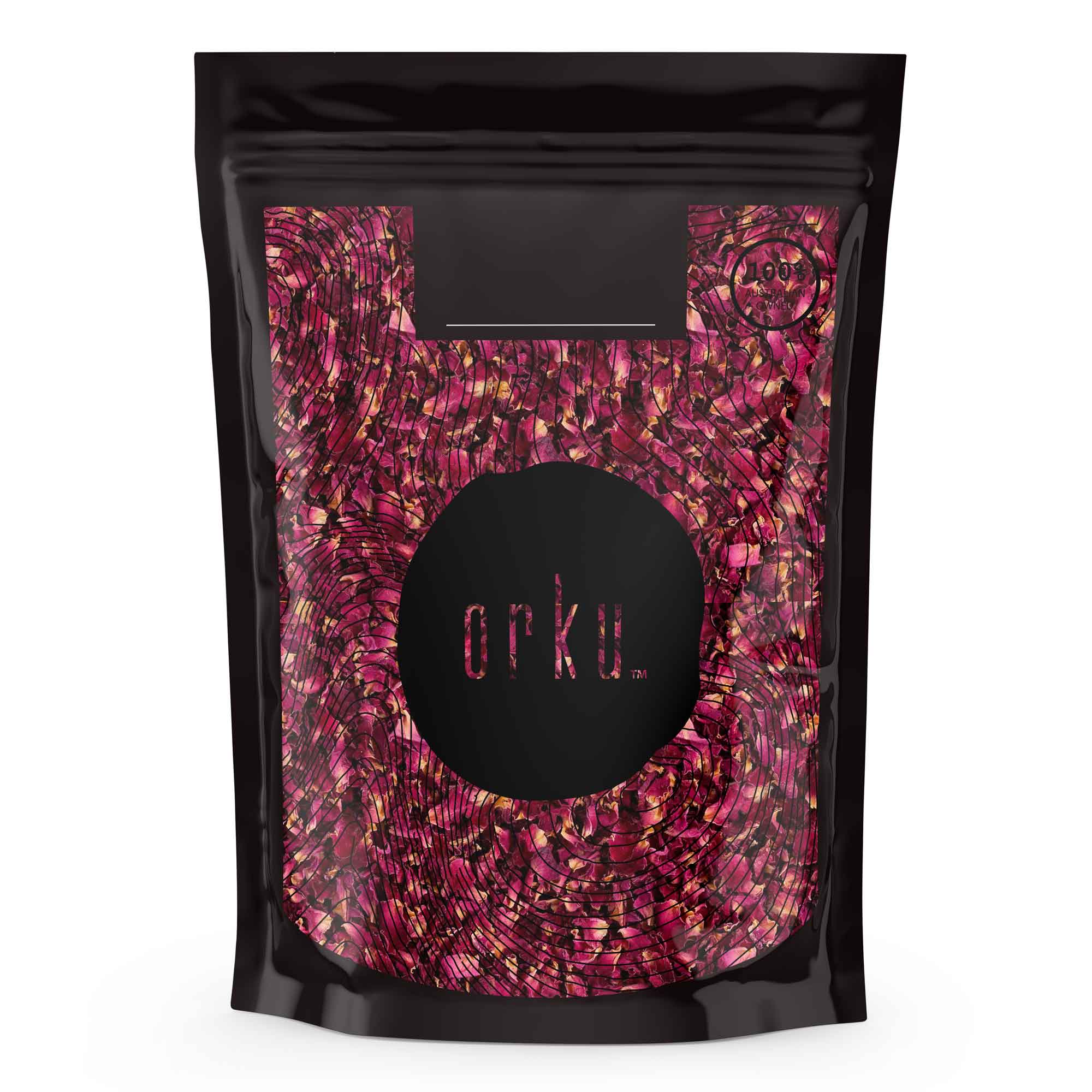 100g Organic Dried Red Rose Petals - Wedding Confetti Rosa Centifolia Flower-0