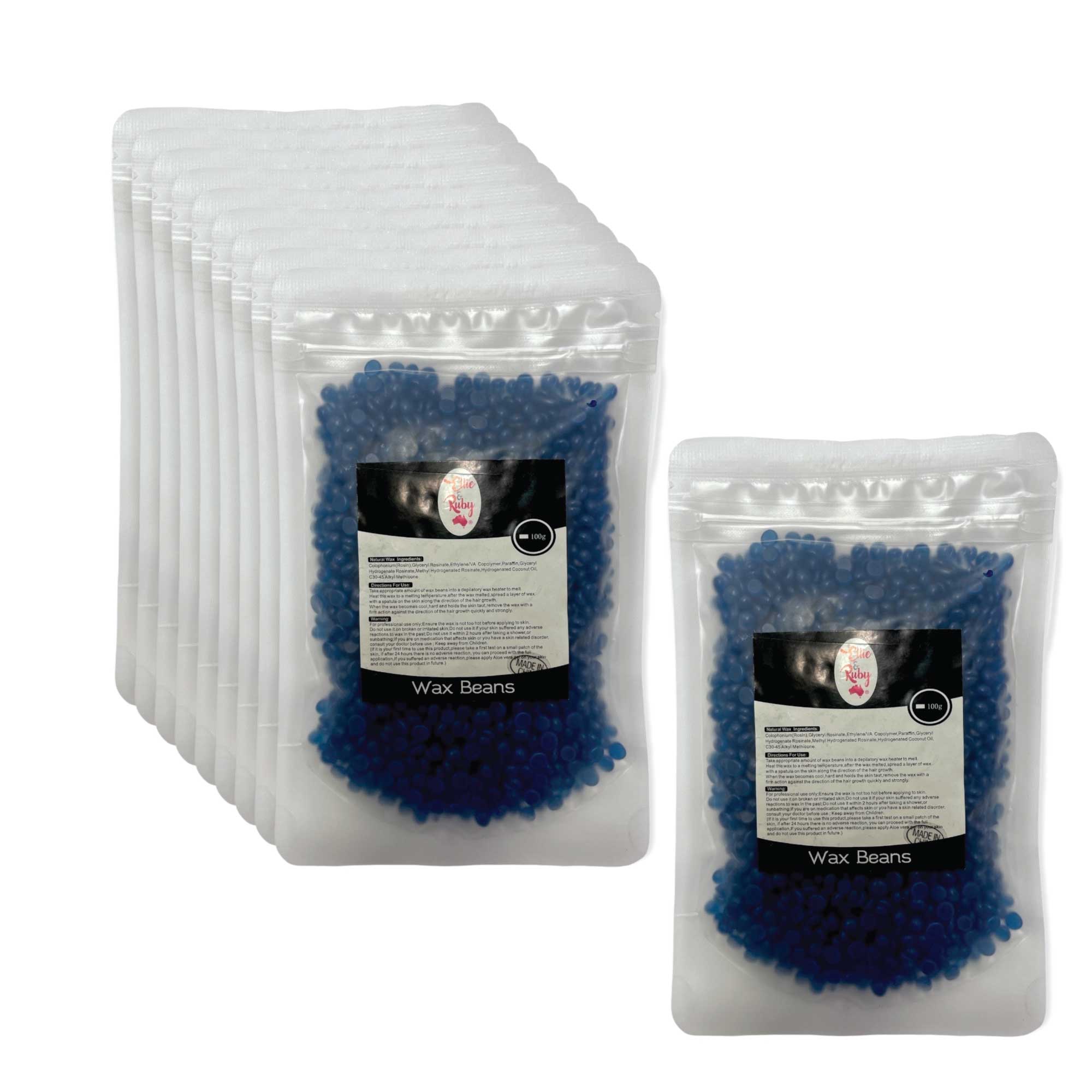 100g Packs Hard Wax Beans - Brazilian Waxing Beads Peel Off Depilatory Bikini-17