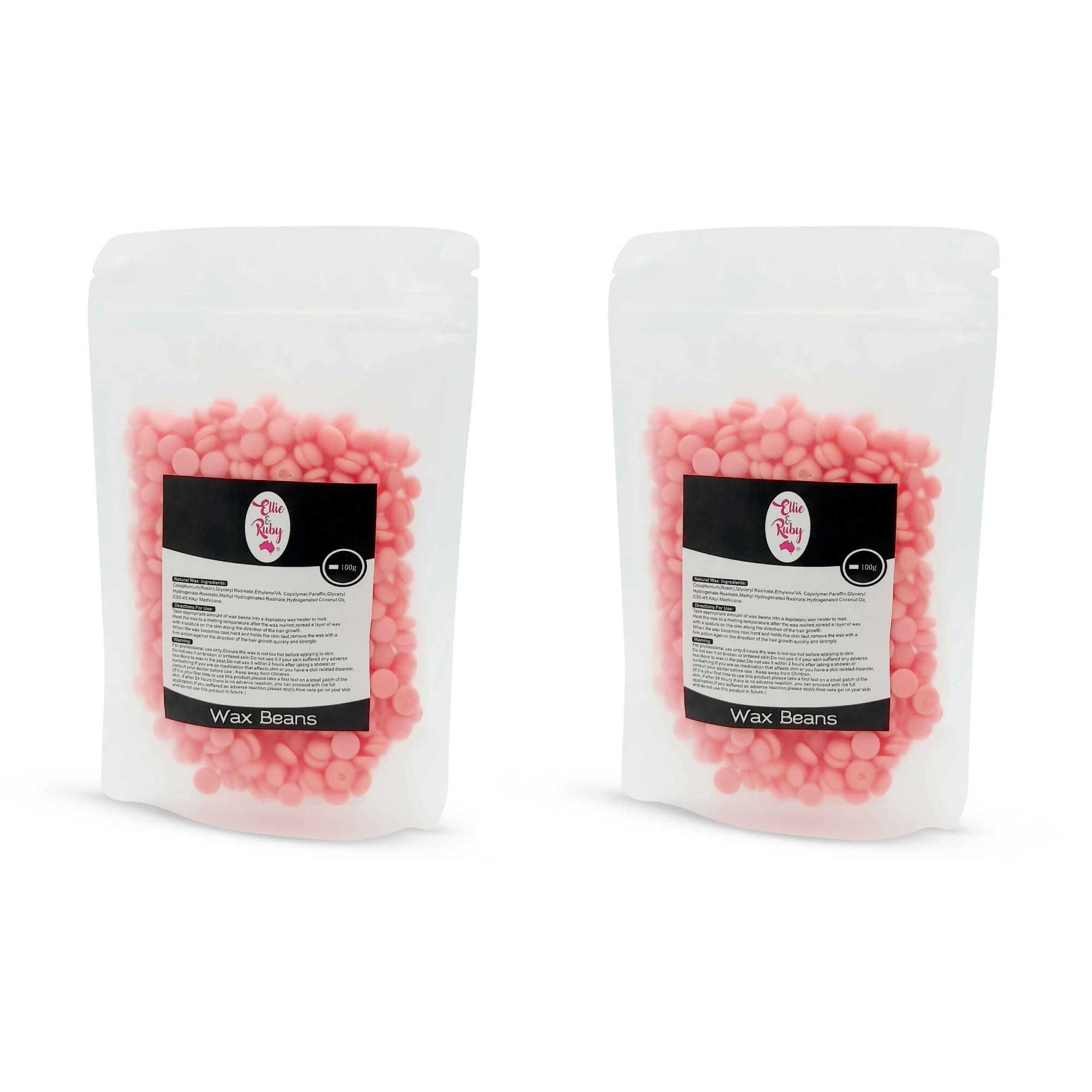 100g Packs Hard Wax Beans - Brazilian Waxing Beads Peel Off Depilatory Bikini-8