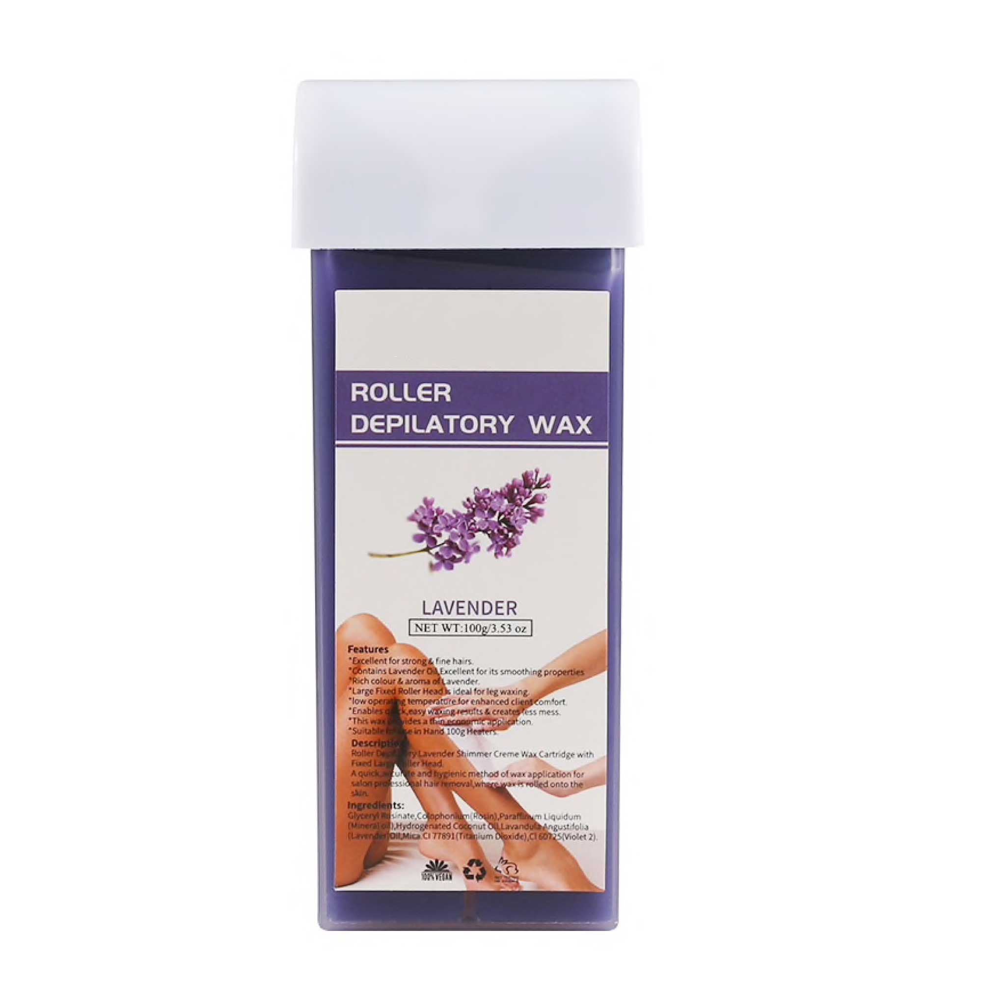 100g Wax Cartridge - Roll On Waxing Replacement for Depilatory Warmer Heater-4