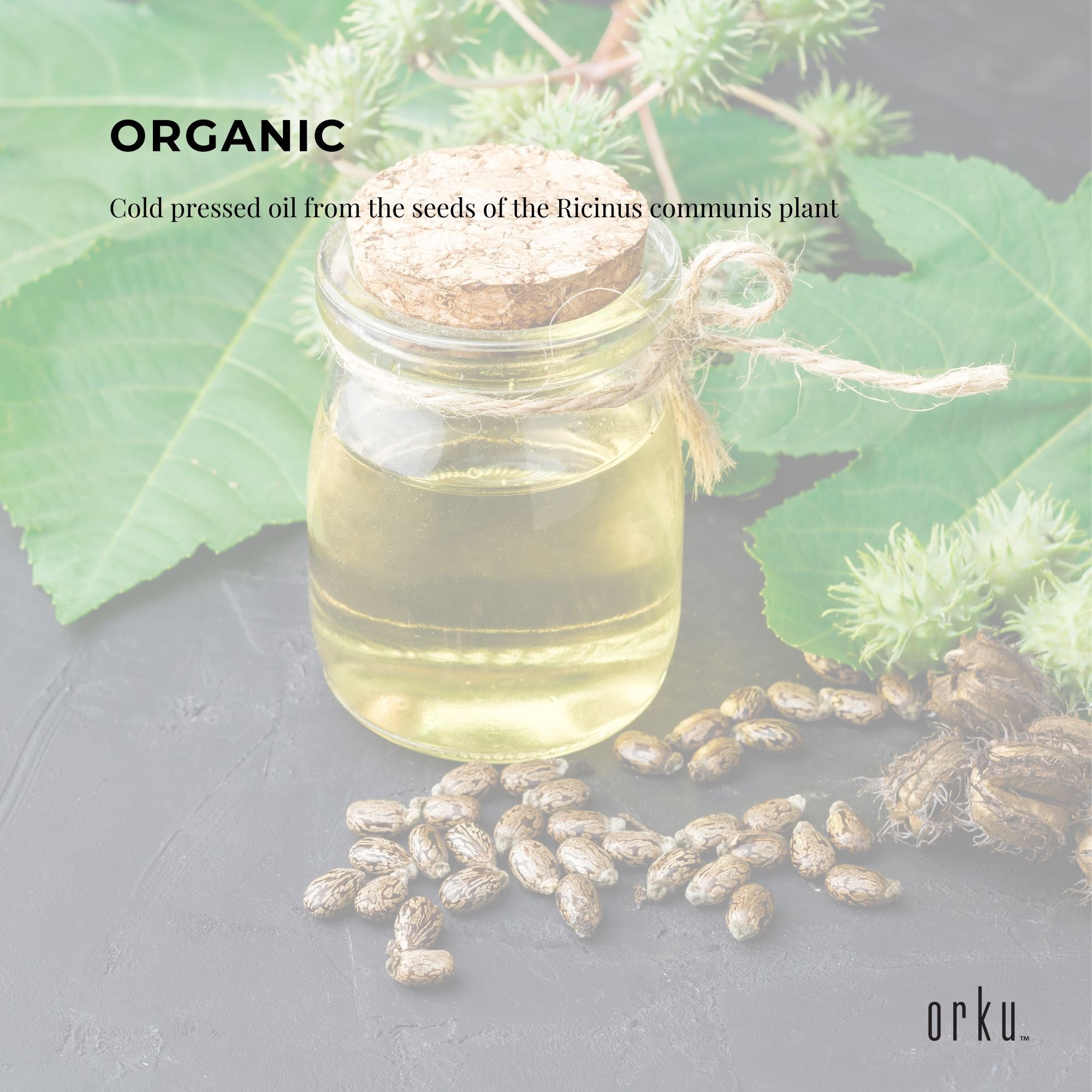 100ml Organic Castor Oil - Hexane Free Cold Pressed Anti Oxidant Skin Hair Care-5