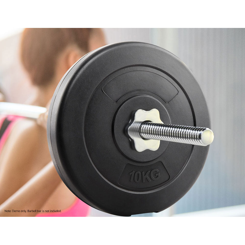 10KG Barbell Weight Plates Standard Home Gym Press Fitness Exercise 2pcs-3