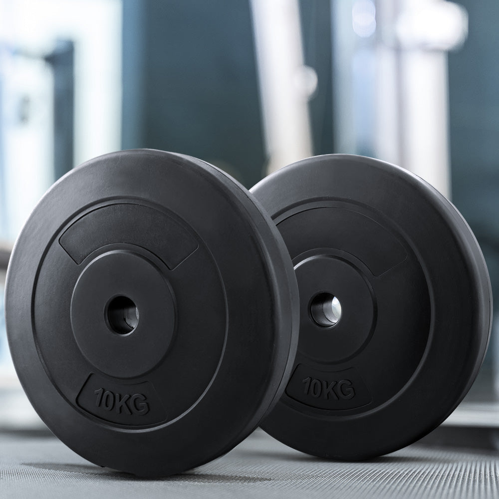 10KG Barbell Weight Plates Standard Home Gym Press Fitness Exercise 2pcs-7