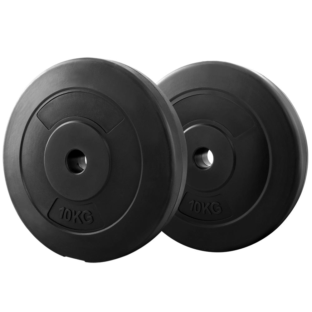 10KG Barbell Weight Plates Standard Home Gym Press Fitness Exercise 2pcs-0