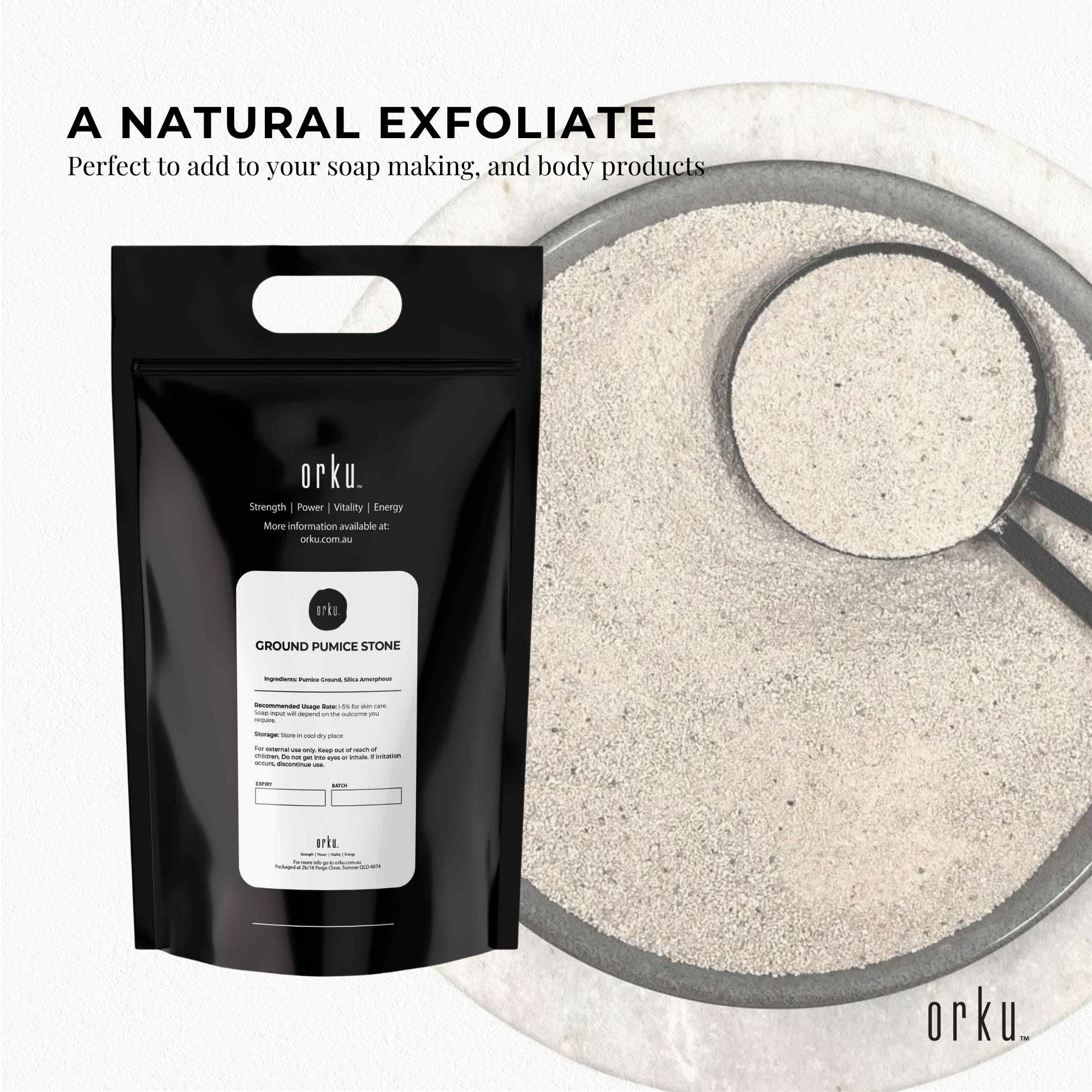 10Kg Ground Pumice Stone Granular Powder Eco Exfoliant Body Scrub Soap Additive-3