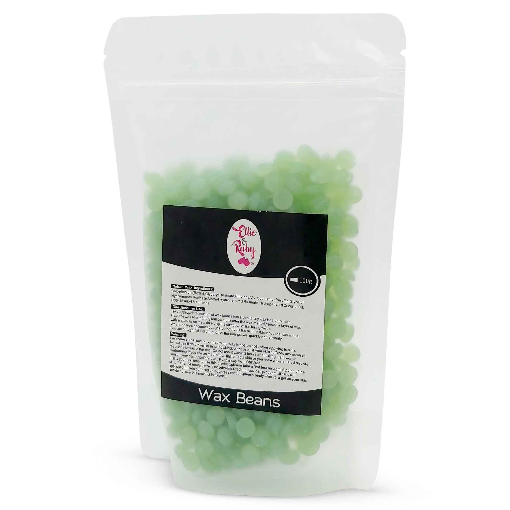 10x100g Hard Wax Beans - Brazilian Waxing Beads - Stripless Bikini Hair Removal-10