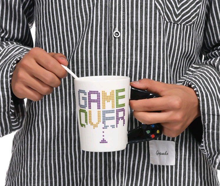Creative Gamepad Ceramic Cup GAME BOY MUG Mug Game Machine Coffee Cup To Send Gifts