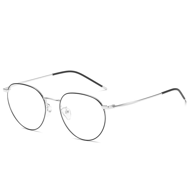 Anti-blue glasses literary retro frame glasses