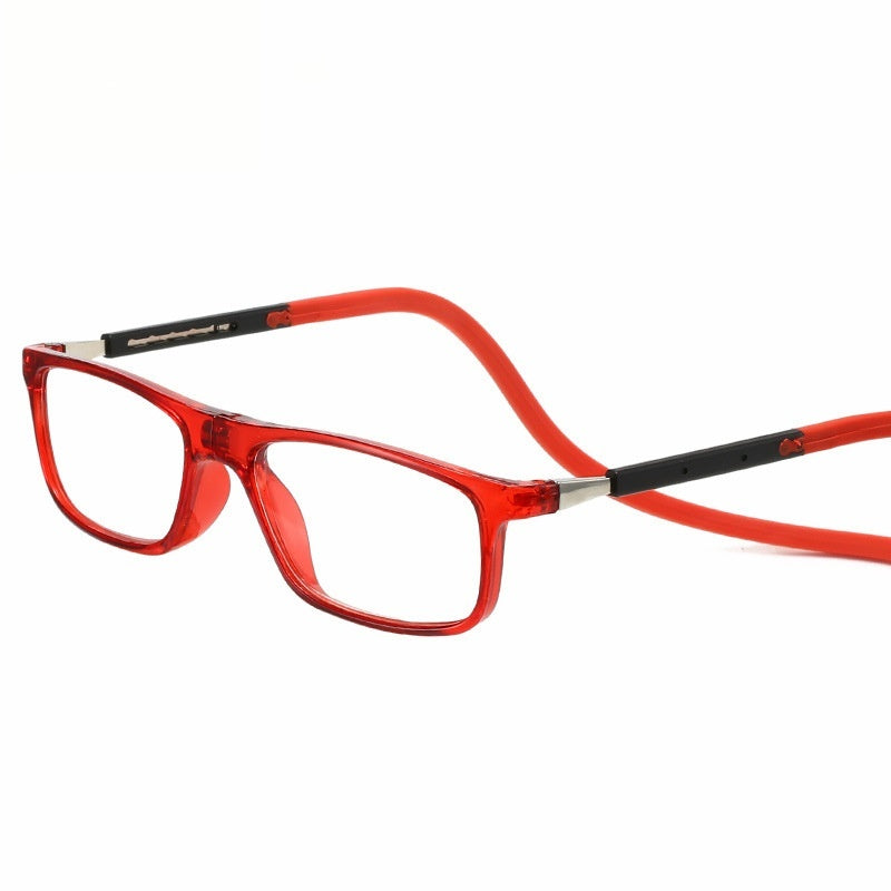Men's And Women's Portable Halter Magnetic Reading Glasses