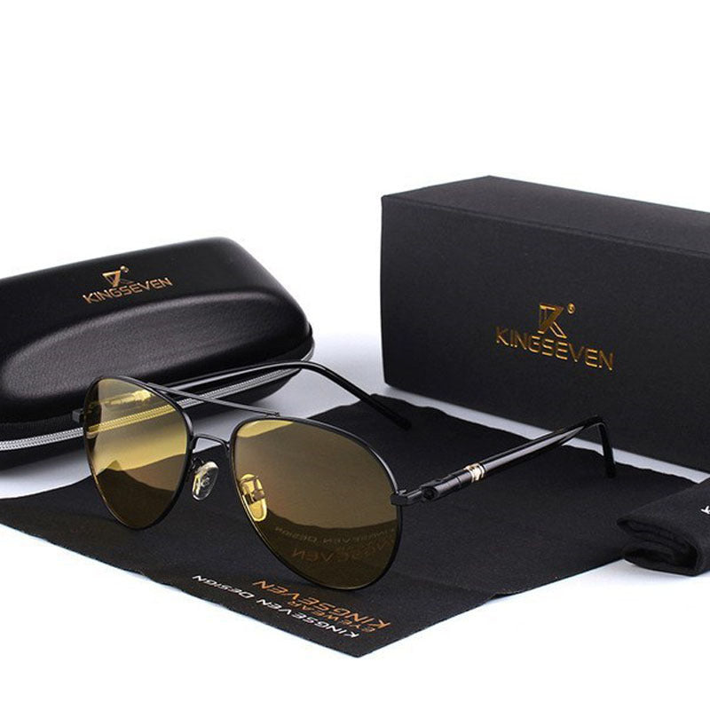 Men Polarized Driving Sunglasses Yellow Glasses For Goggles