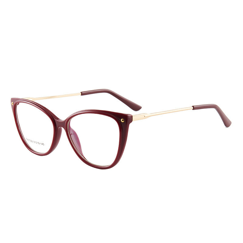 Optical Glasses Anti-blue Glasses Frame Tr Glasses Frame Cat Glasses