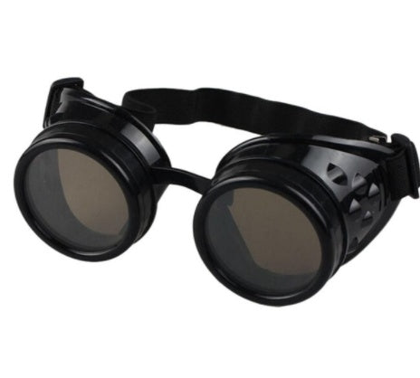 Welding Cyber Punk Vintage Sunglasses Retro Gothic Steampunk Goggles Glasses Men Sun Glasses Plastic Cosplay Eyewear