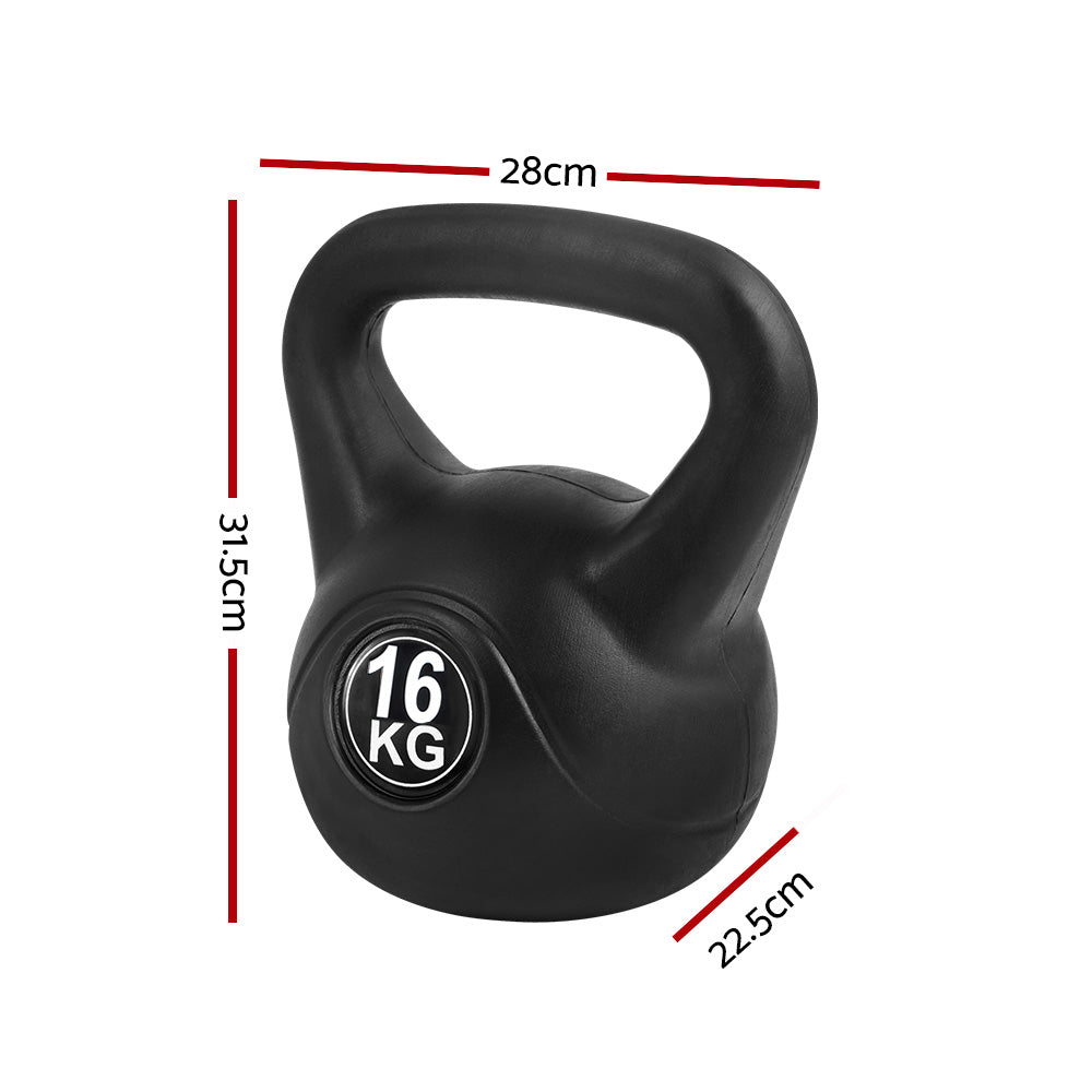 16KG Kettlebell Kettle Bell Weight Kit Fitness Exercise Strength Training-1