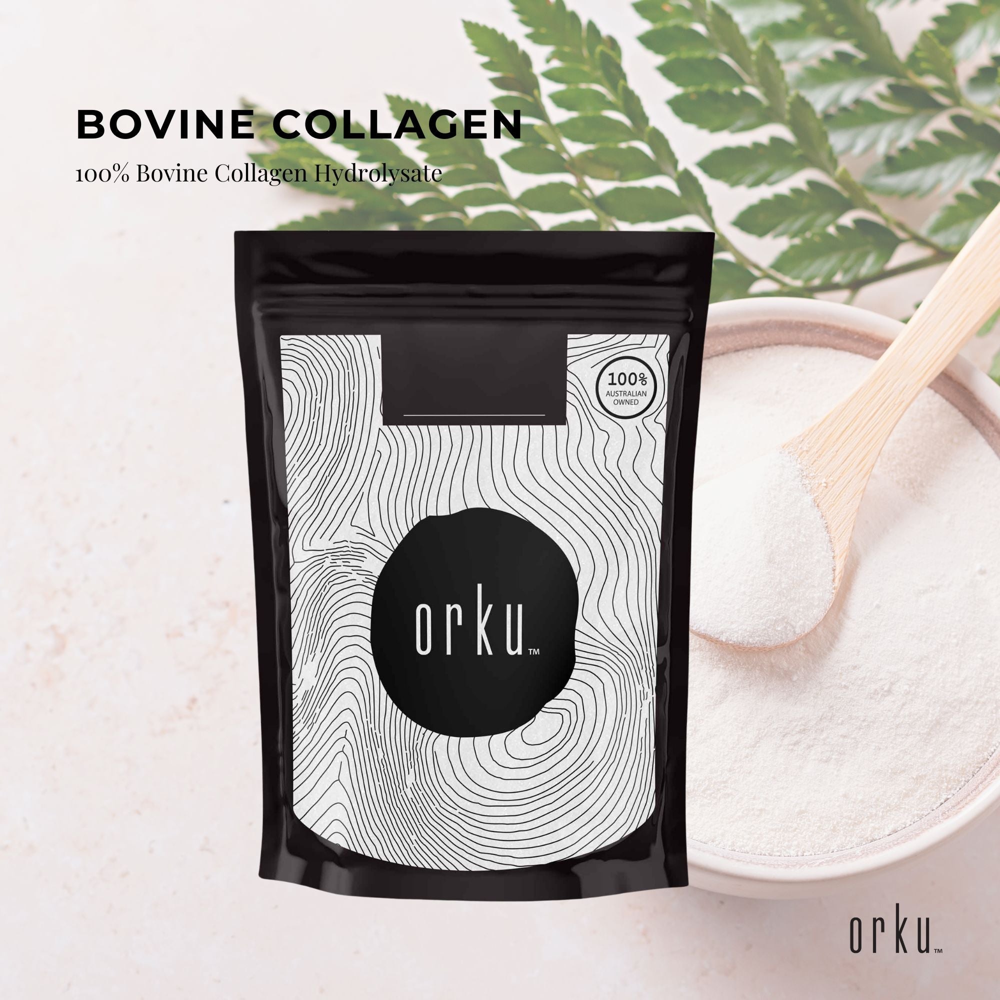 1Kg Collagen Powder - Bovine Hydrolysate Protein Peptide Supplement Unflavoured-2
