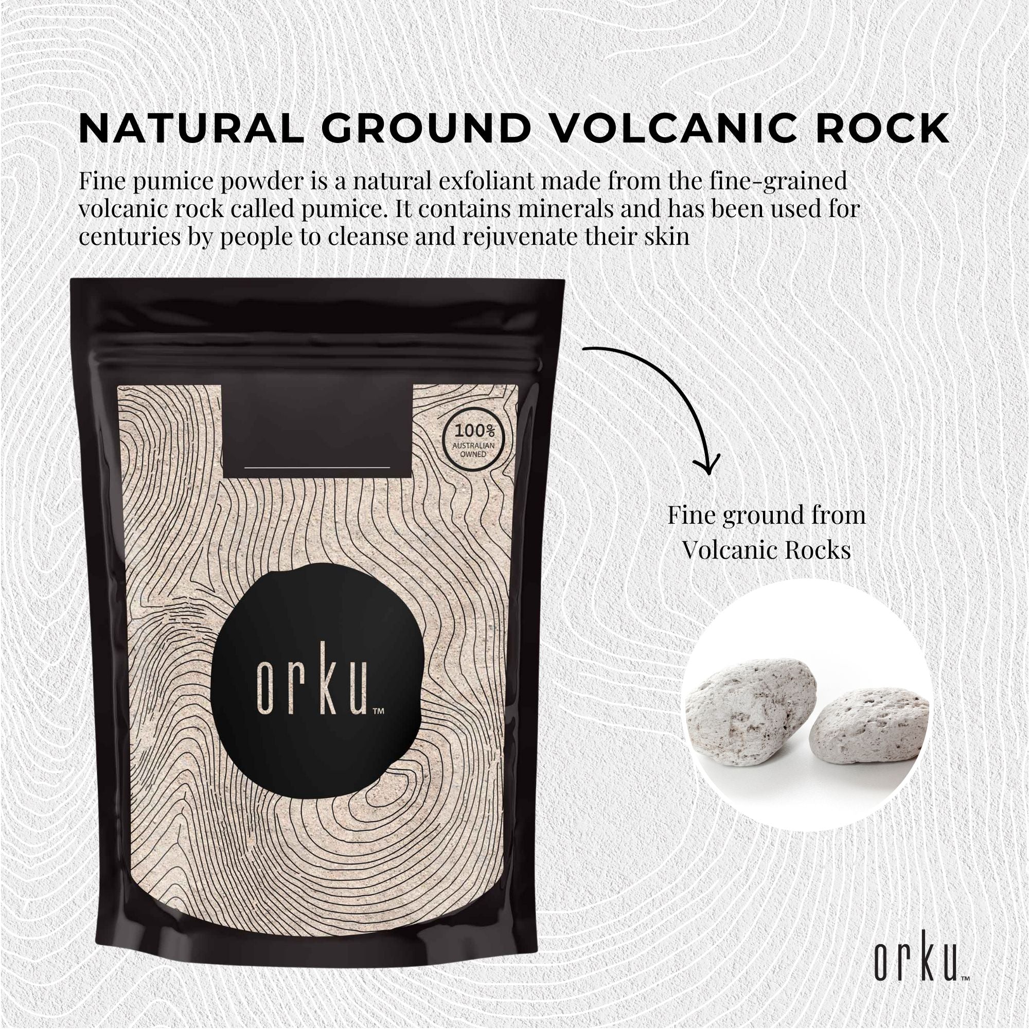 1Kg Ground Pumice Stone Granular Powder Eco Exfoliant Body Scrub Soap Additive-5