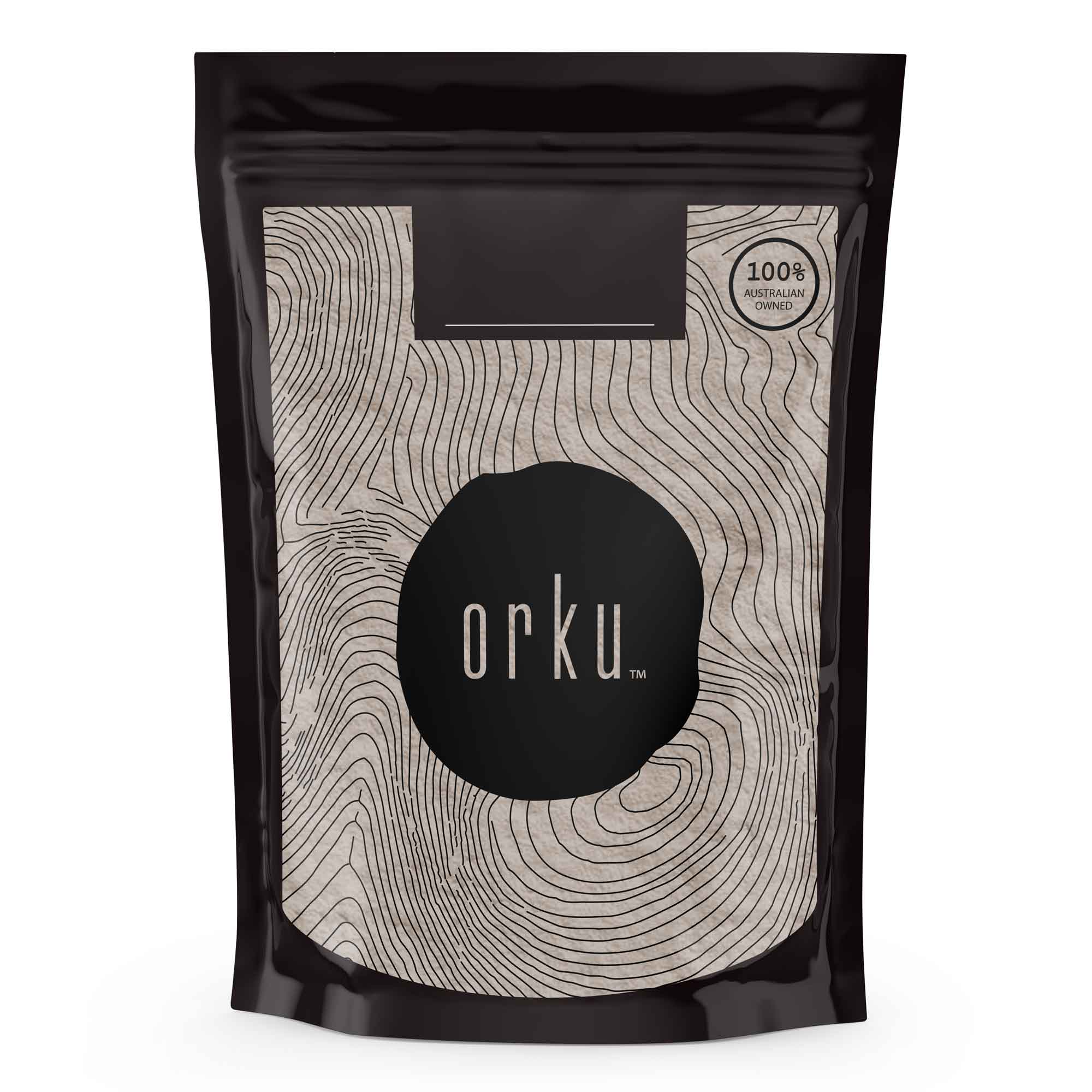 Orku 1Kg Fossil Shell Flour - Livestock Garden Pet Diatomaceous Earth-0