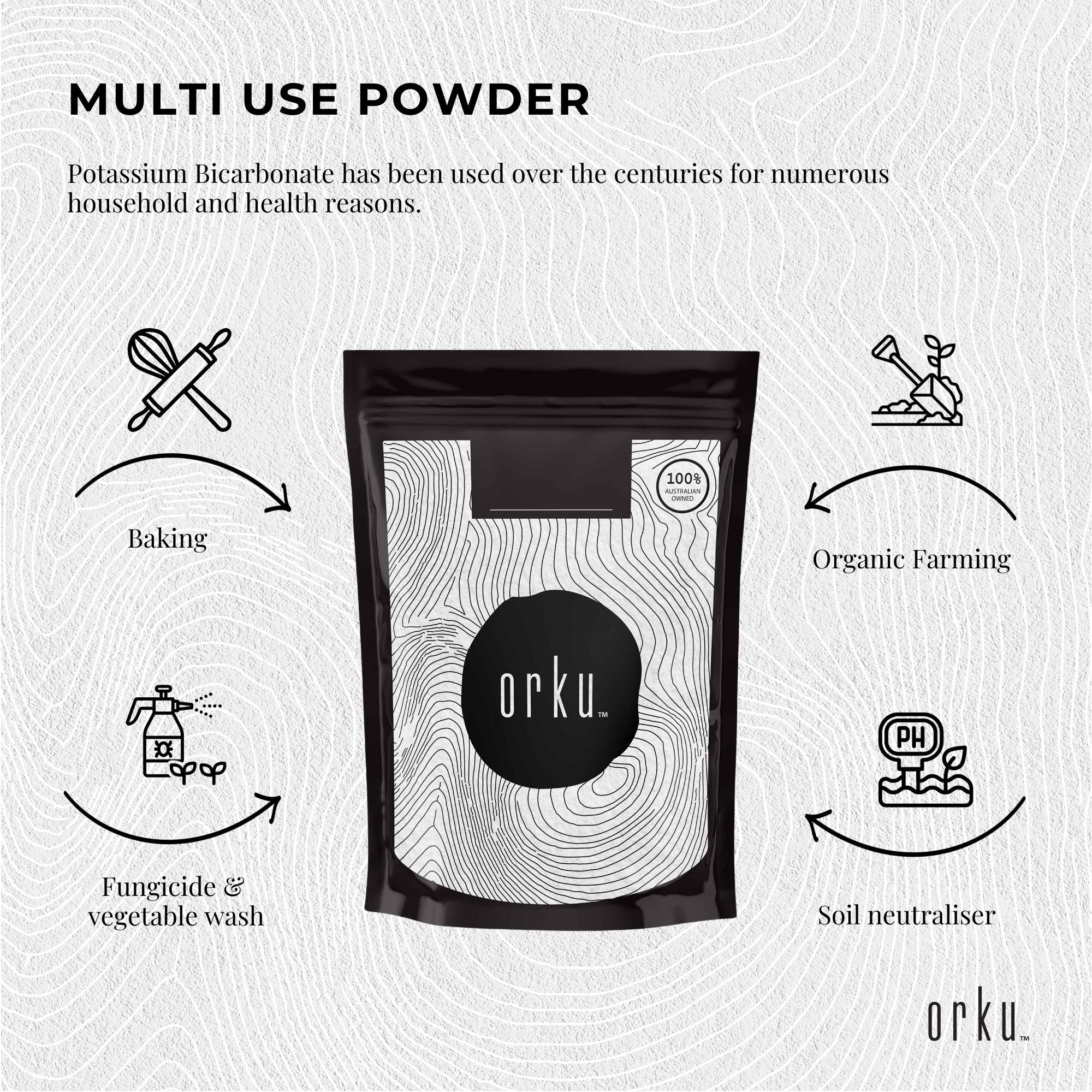 1Kg Organic Potassium Bicarbonate Powder - Food Grade Pure FCC Brewing Baking-4