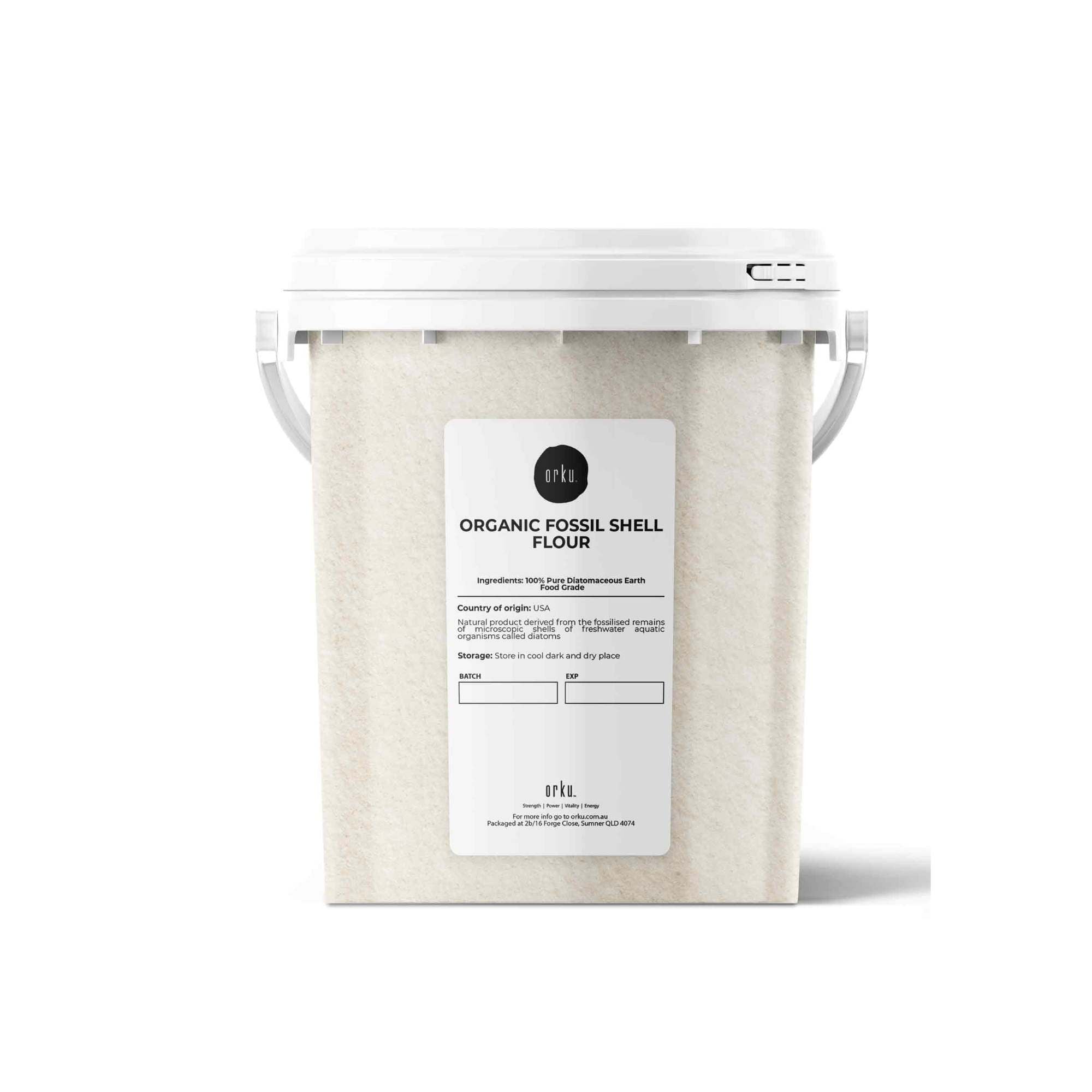 Organic Fine Diatomaceous Earth Tubs - Food Grade Fossil Shell Flour Powder-1