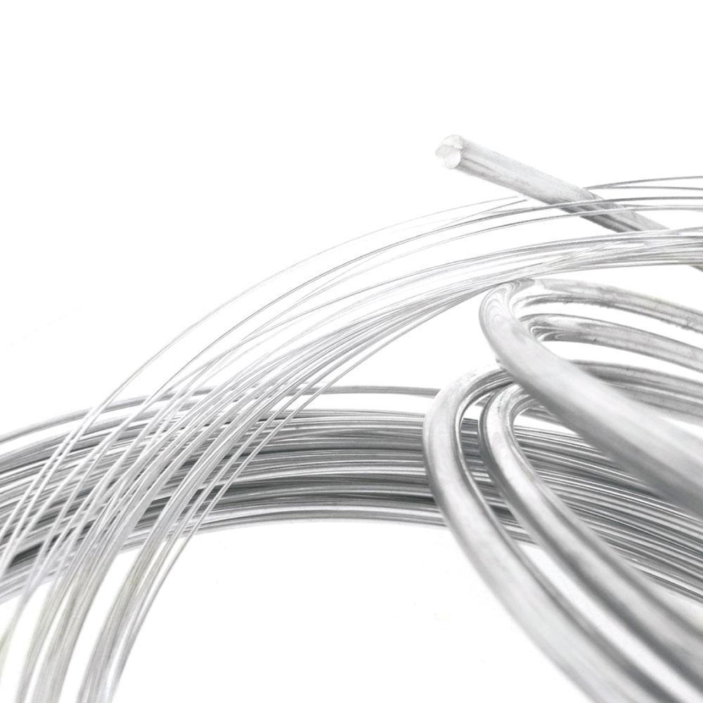 1m Sterling Silver 1.2mm - Soft Round Wire Rod 17 Gauge Jewellery Bead-0