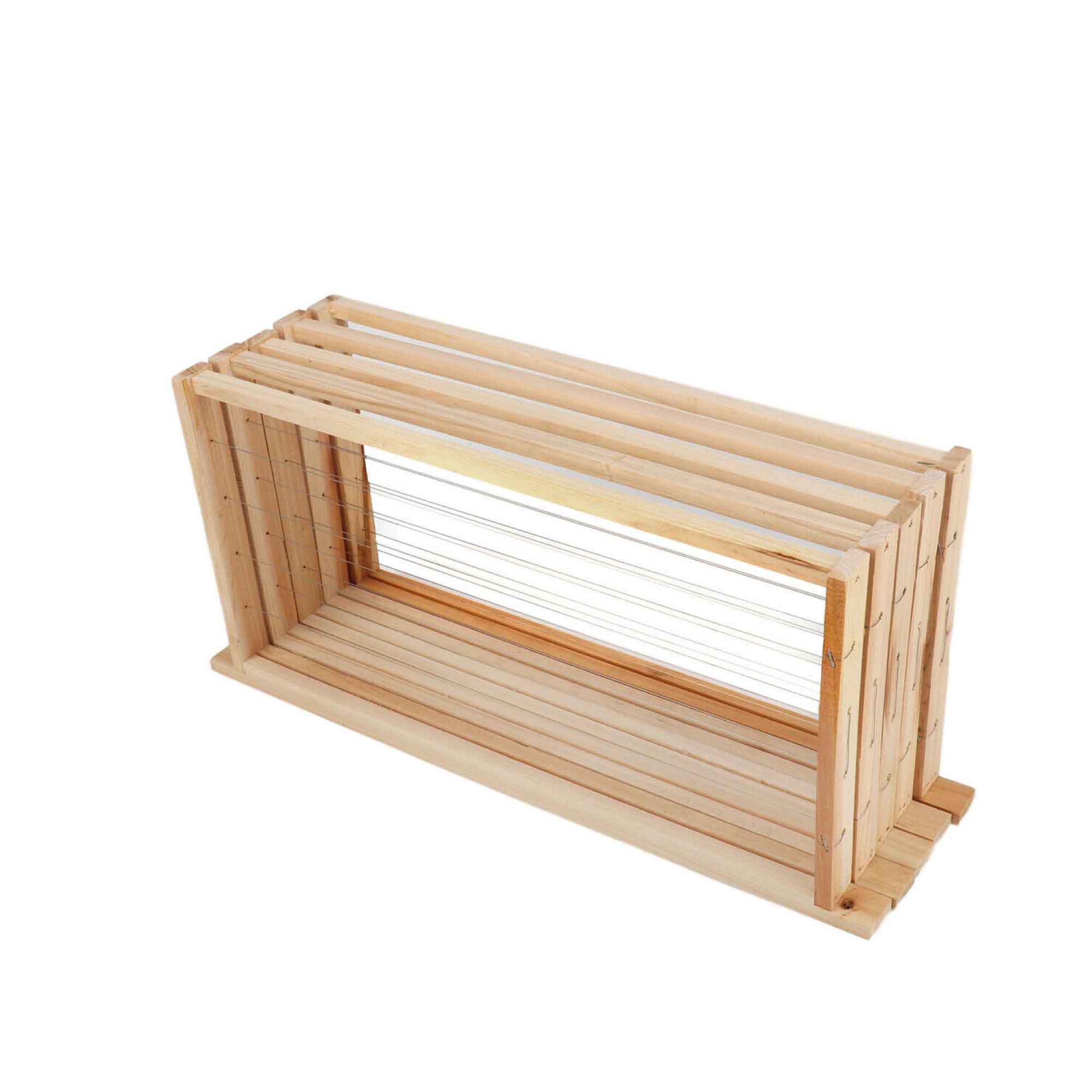 20x Wire Beehive Frame Assembled Wood Steel Unwaxed Deep Hive Frames Beekeeping-3
