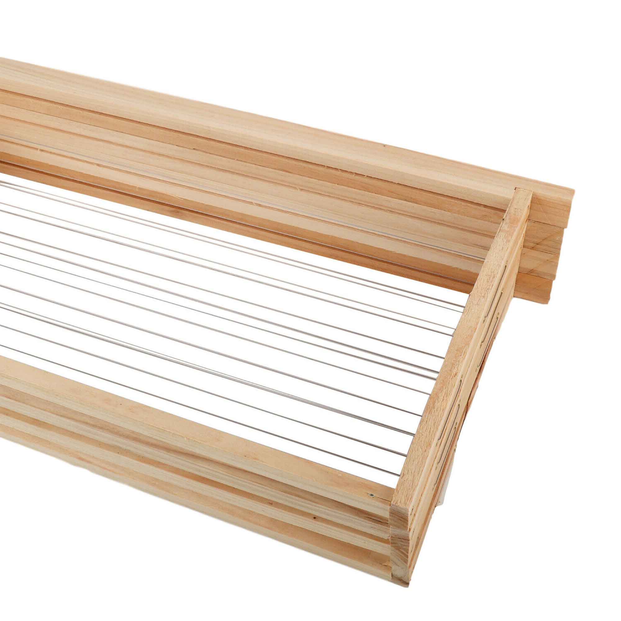 20x Wire Beehive Frame Assembled Wood Steel Unwaxed Deep Hive Frames Beekeeping-6