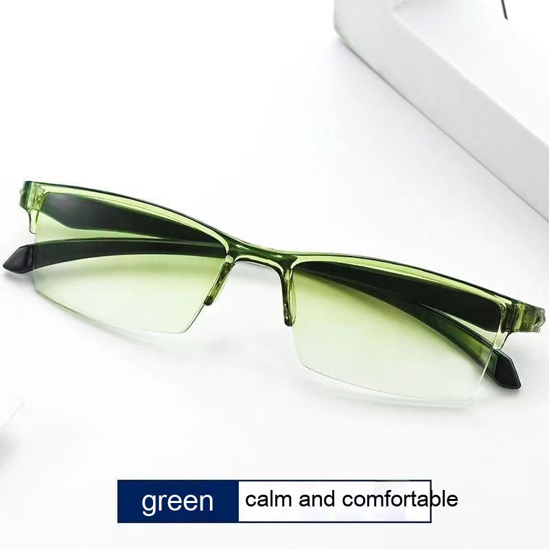 Intelligent Zoom Integrated Progressive Anti-blue Light Presbyopic Glasses