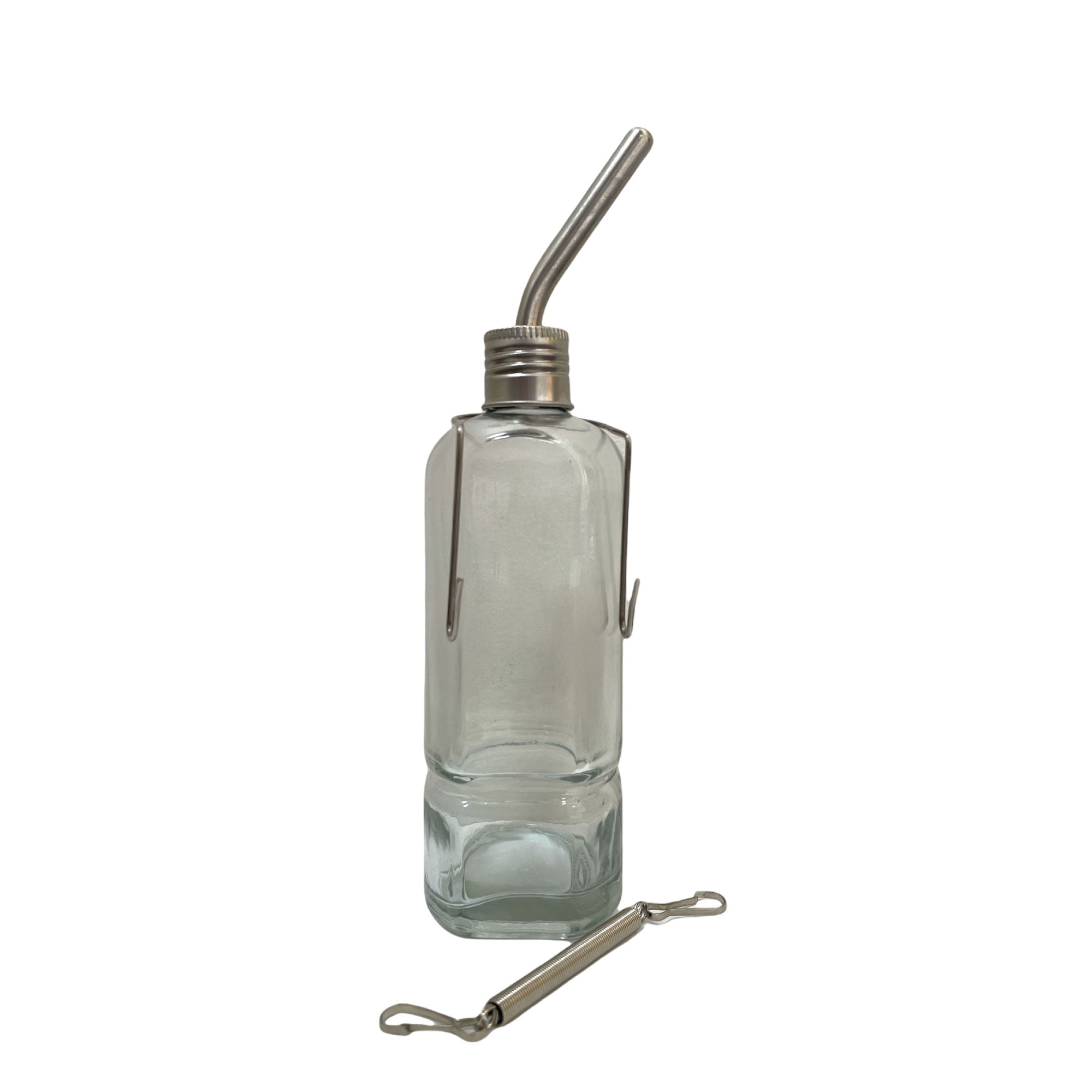245ml Glass Bottle Water Hanging Cage Drinker Pet Rabbit Bird Mouse Guinea Pig-1