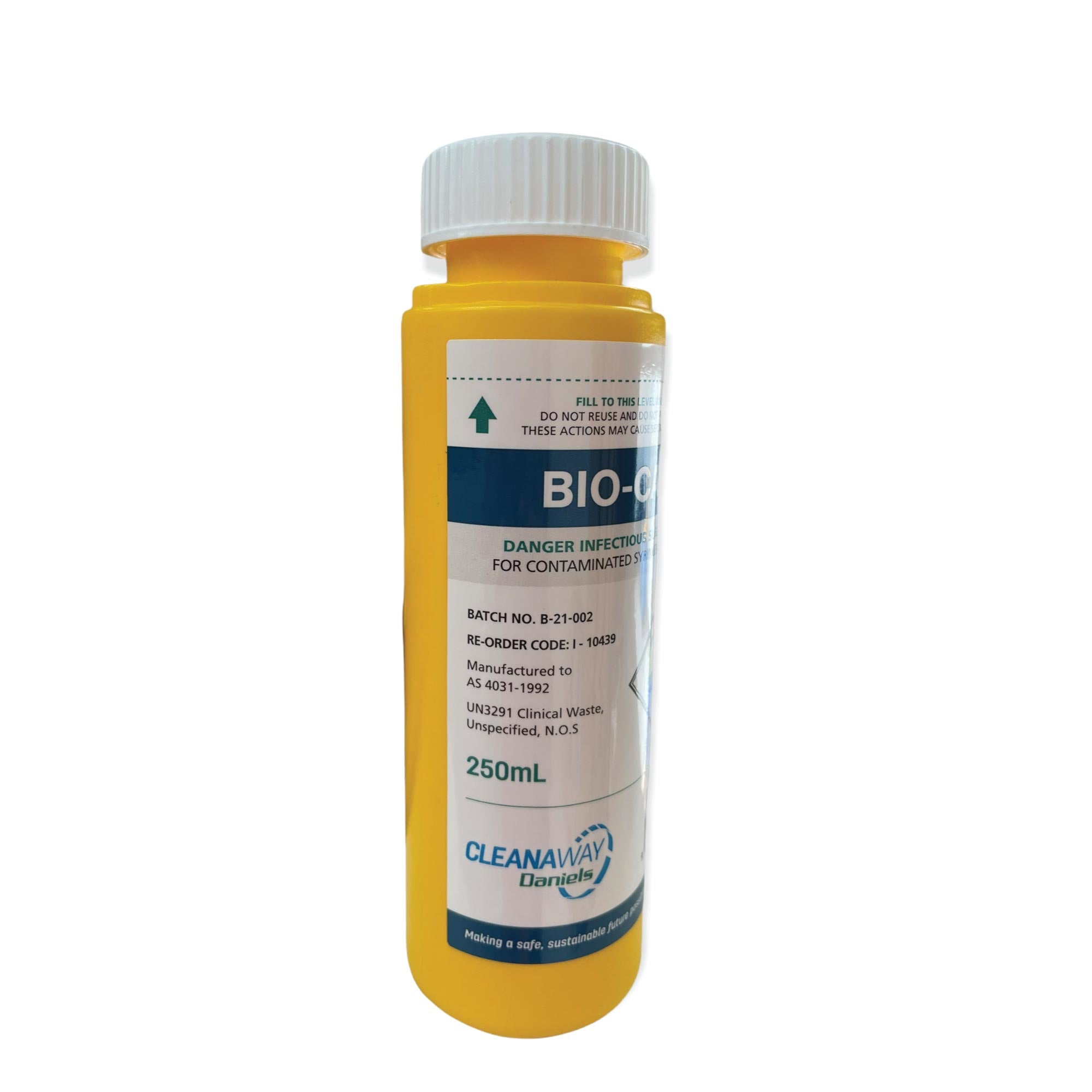250ml Sharps Container Needle Biohazard Bin Disposal - Medical Waste Box-2