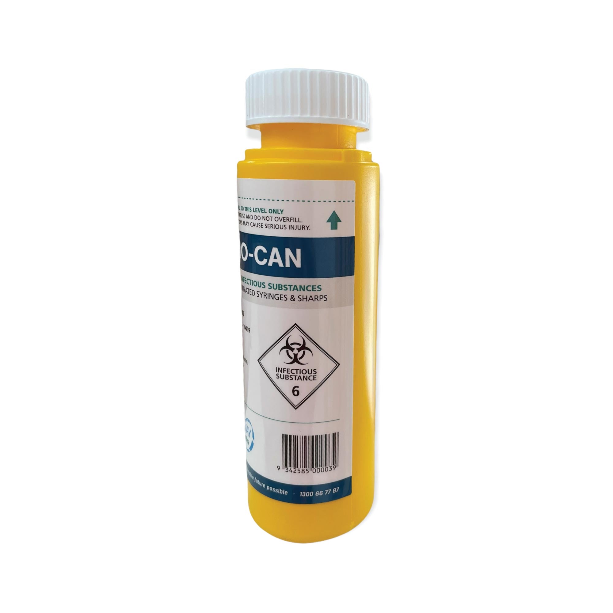 250ml Sharps Container Needle Biohazard Bin Disposal - Medical Waste Box-3