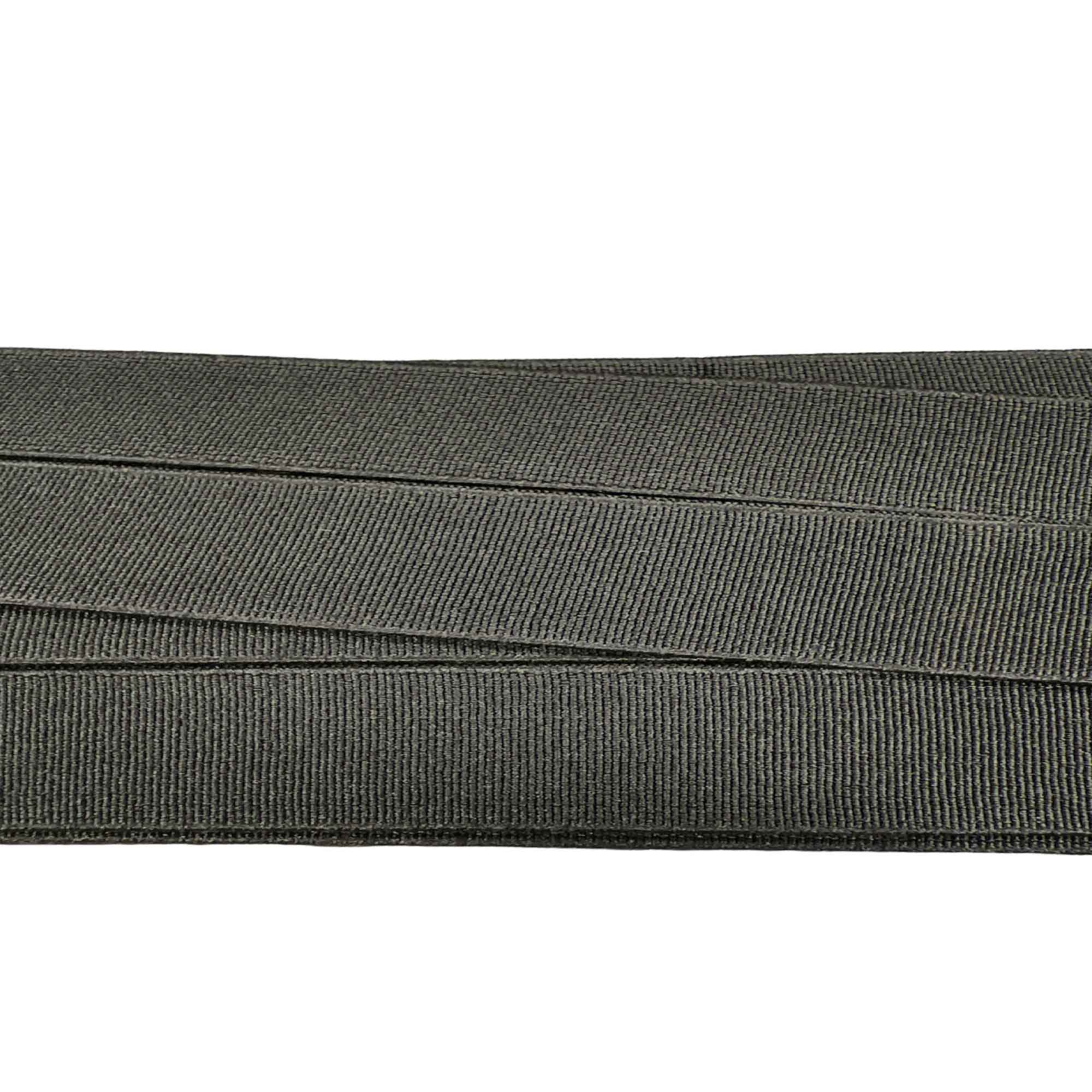 25mm Black High Density Elastic Roll 40m - Birch Sewing Fabric Polyester Craft-1
