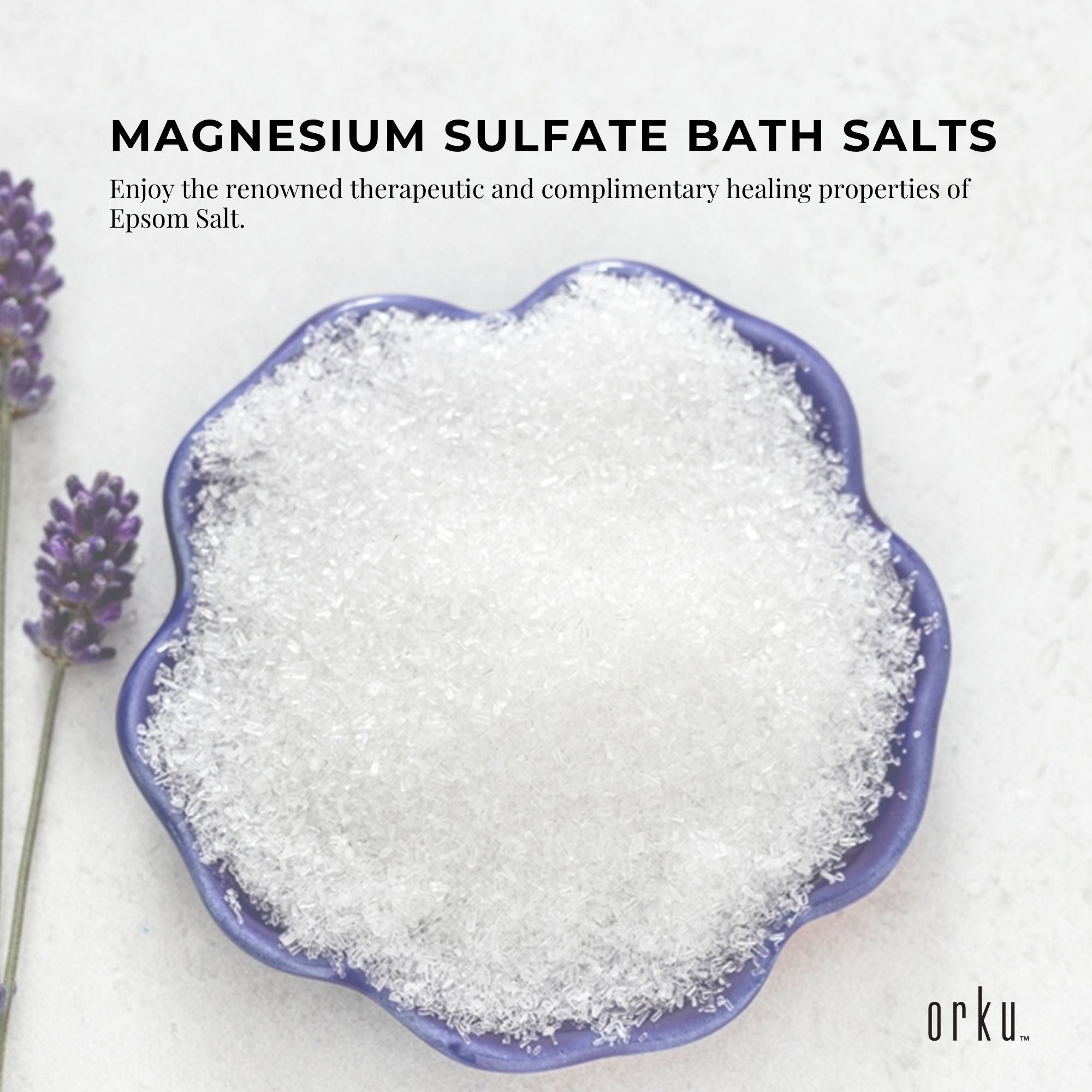 2Kg Epsom Salt - Magnesium Sulphate Bath Salts For Skin Body Baths Sulfate-7