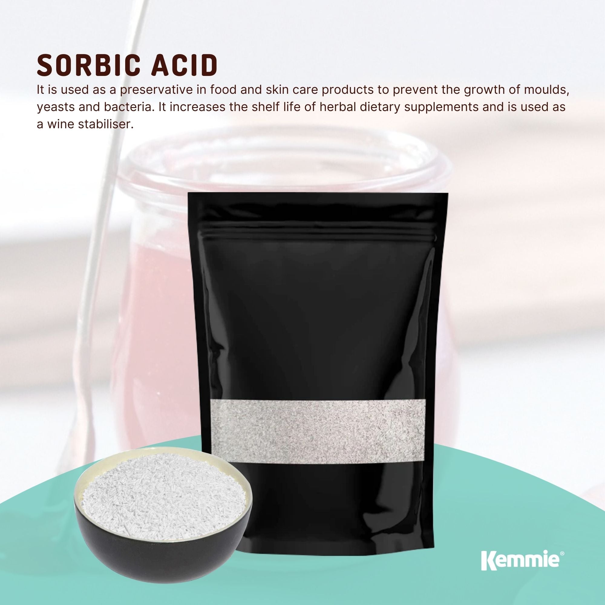 2Kg Potassium Sorbate Granules Food Grade Preservative Cosmetics Brew Skin E202-4