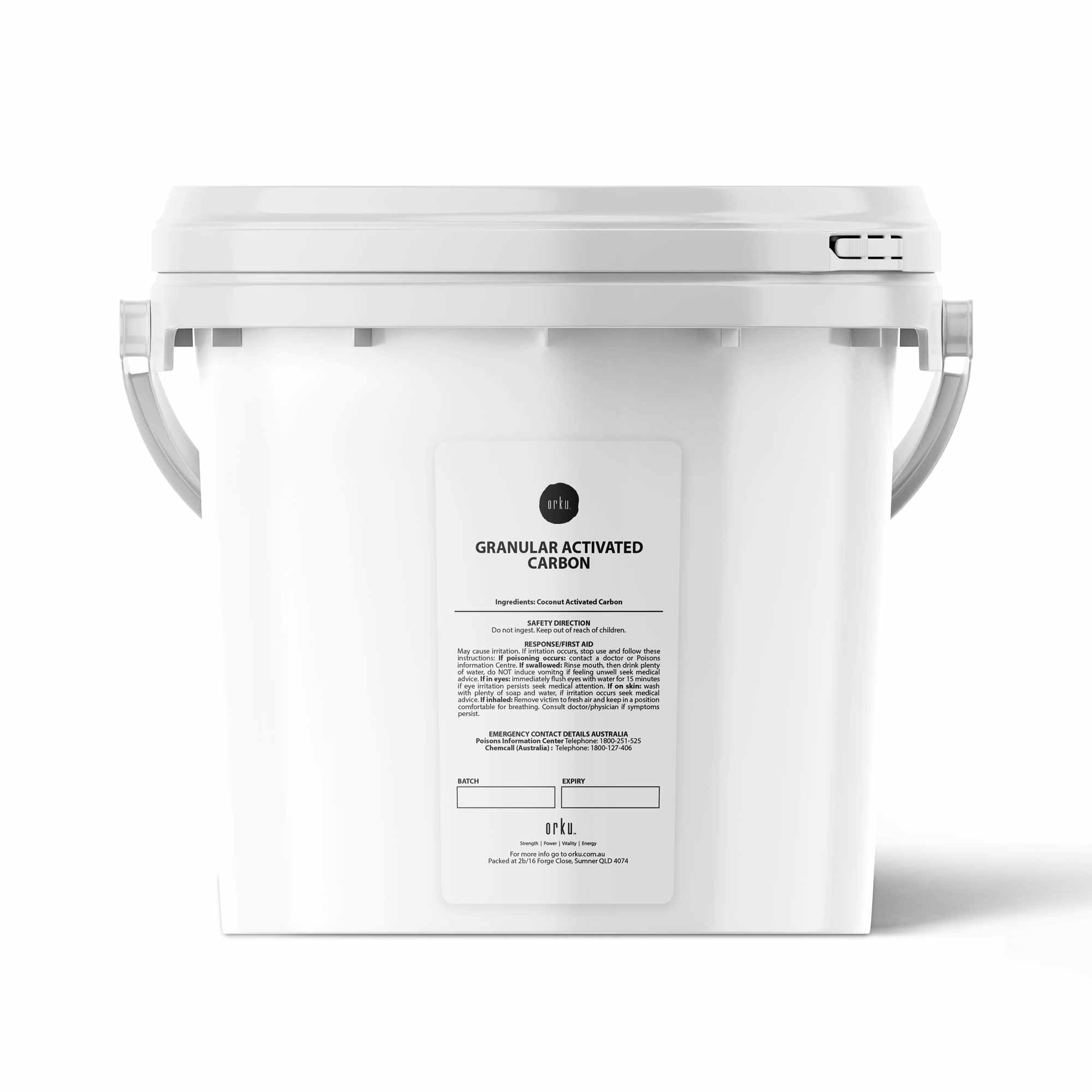 2.5Kg Granular Activated Carbon Tub GAC Coconut Shell Charcoal - Water Filtering-0