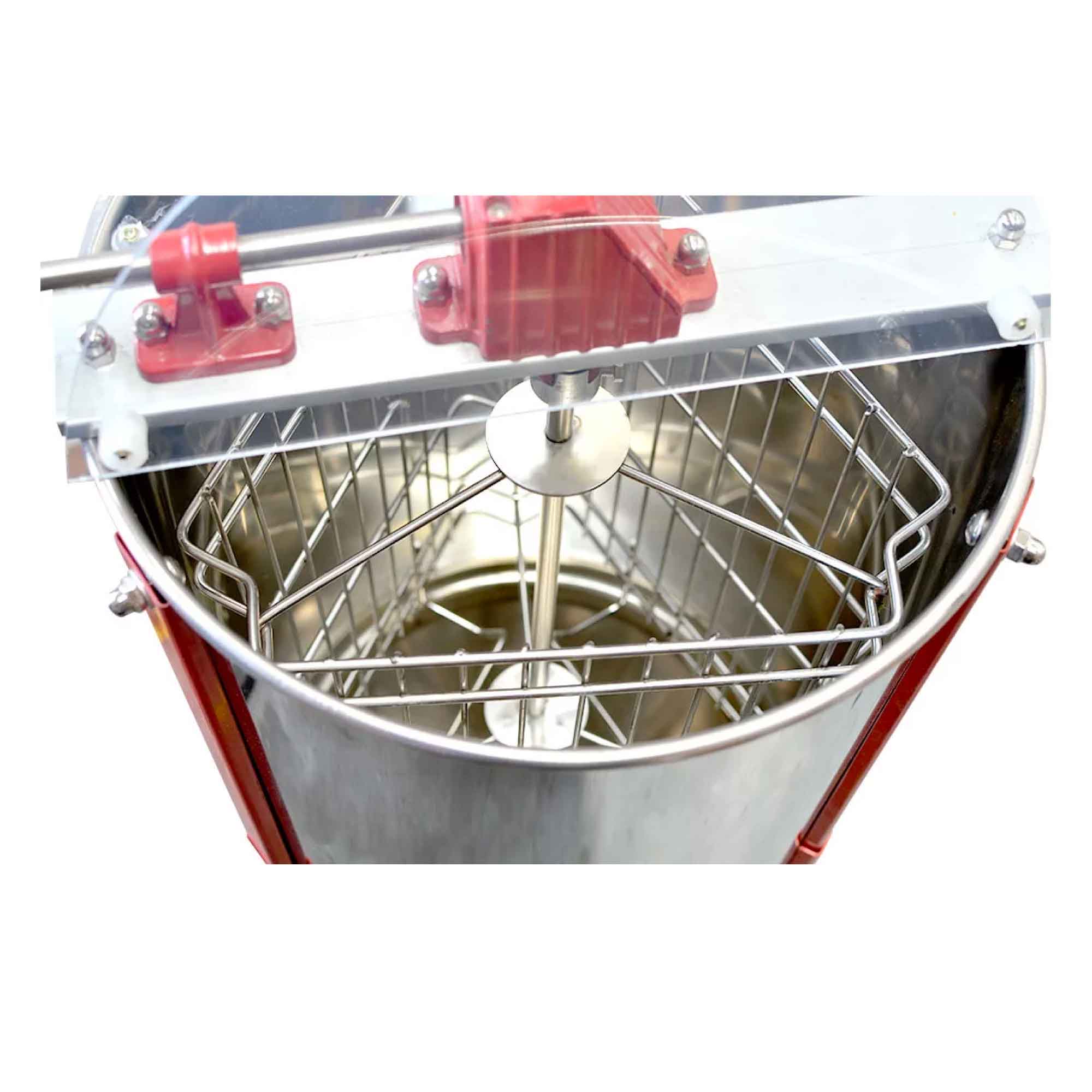3 Frame Honey Extractor Stainless Manual Spinner Crank Honey Bee Hive Beekeeping-5
