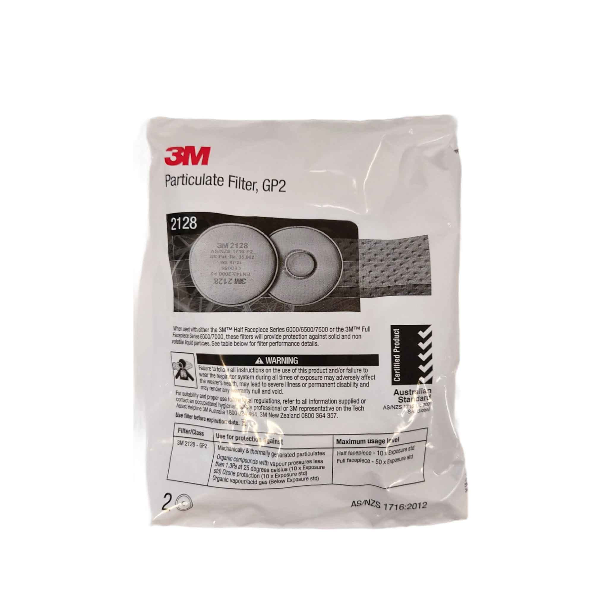 3M Welding Respirator Kit GP2 Filter Reusable Half Face Fume Mask Medium 6000-6