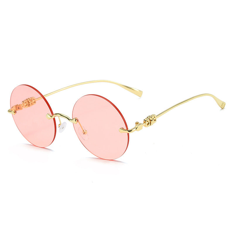 New Fashion Net Red Gradient Color Glasses