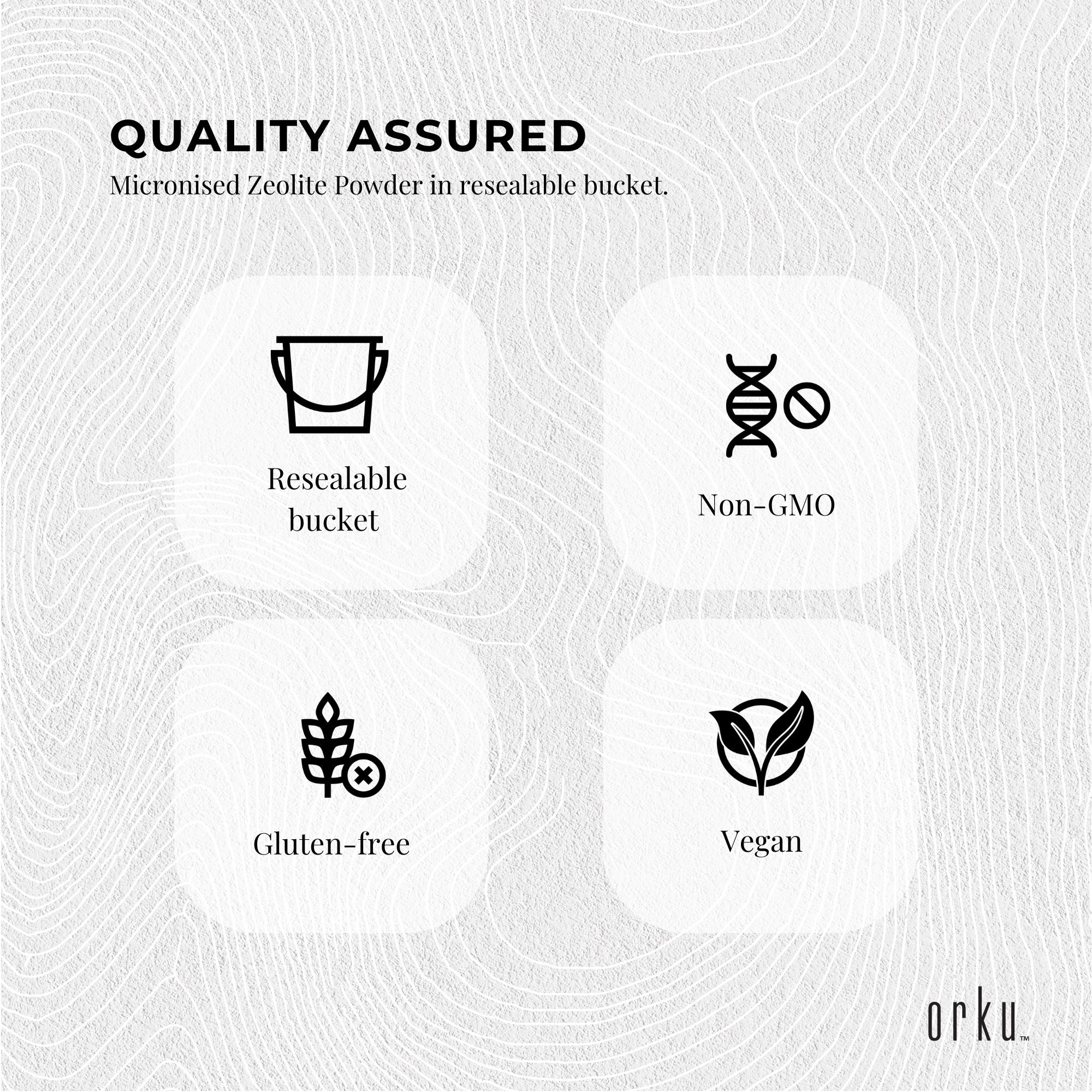 3kg Pure Micronised Zeolite Powder Supplement Tub Micronized Volcamin-7