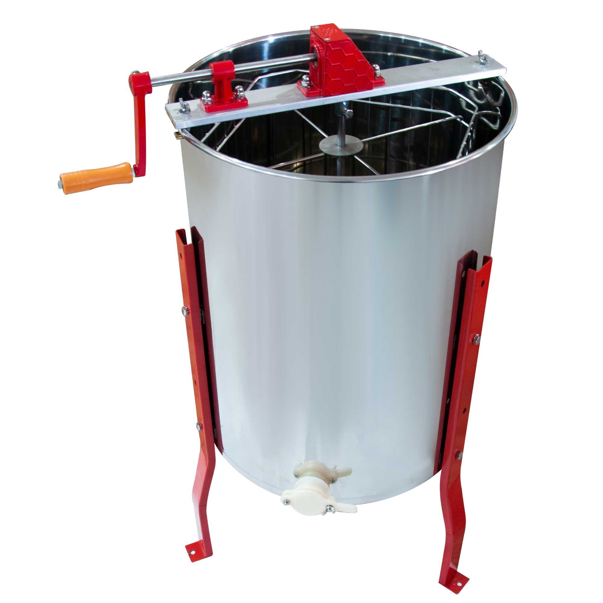 4 Frame Honey Extractor Stainless Four Manual Spinner Crank Honey Bee Beekeeping-1