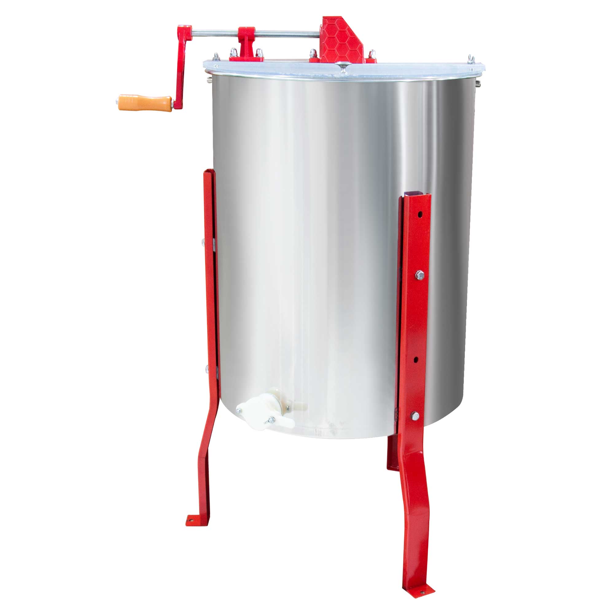 4 Frame Honey Extractor Stainless Four Manual Spinner Crank Honey Bee Beekeeping-0
