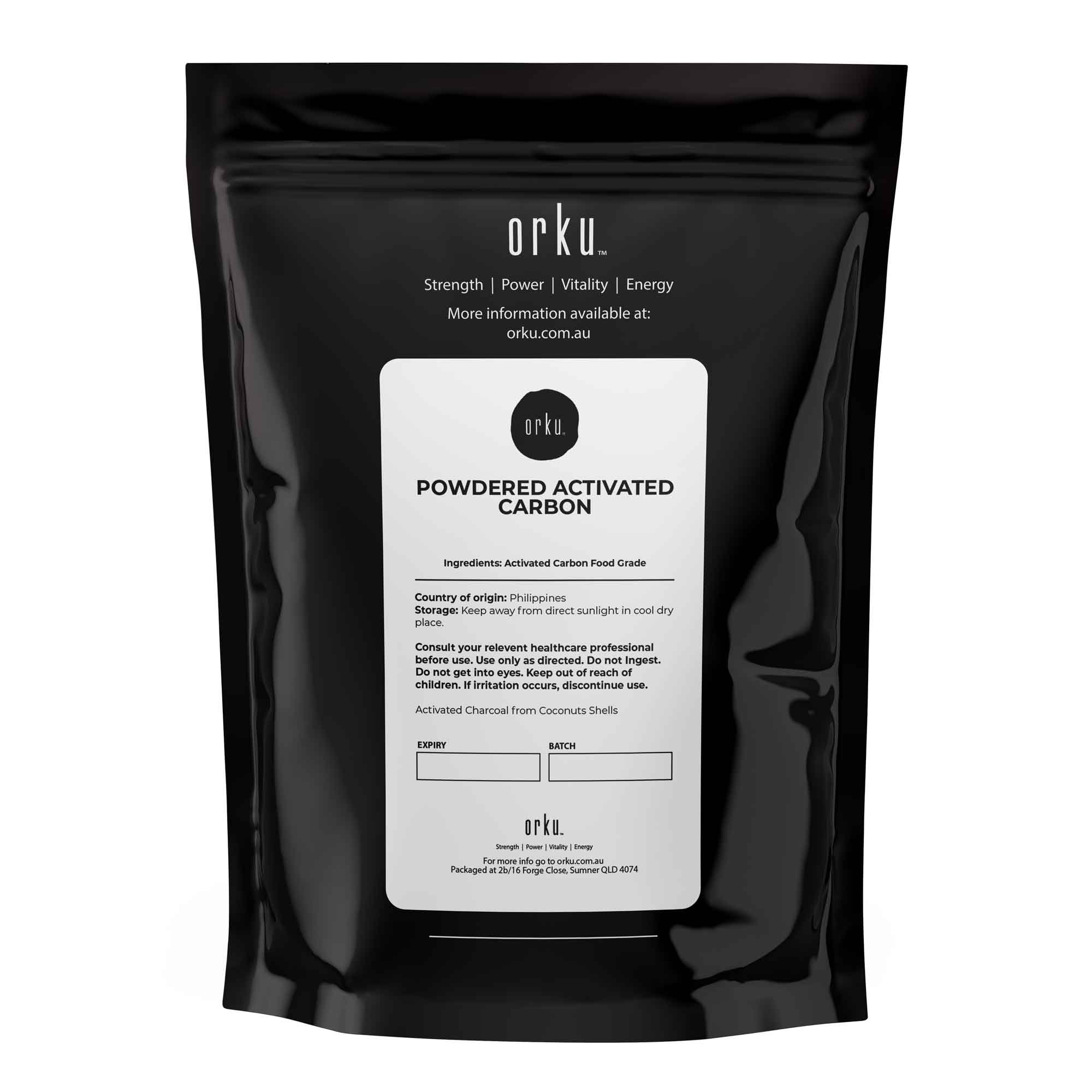 400g Activated Carbon Powder Coconut Charcoal - Teeth Whitening + Skin-1