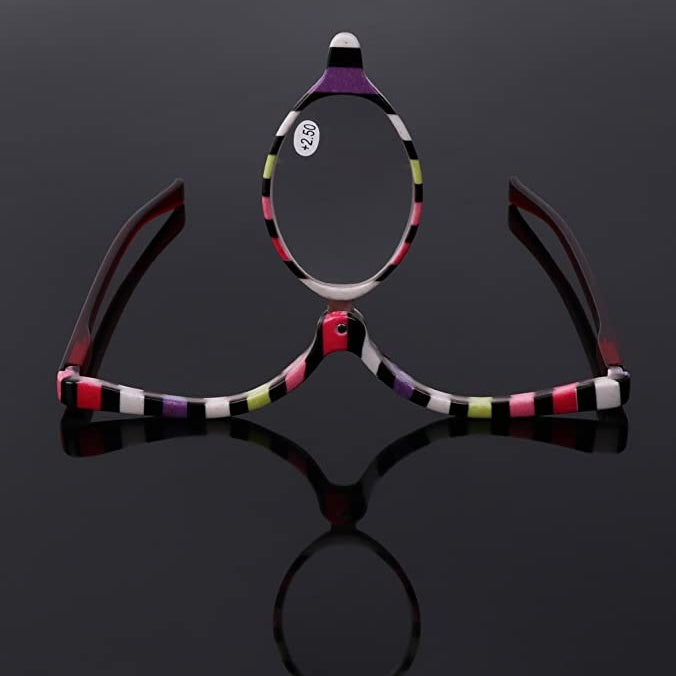 Reading glasses makeup glasses