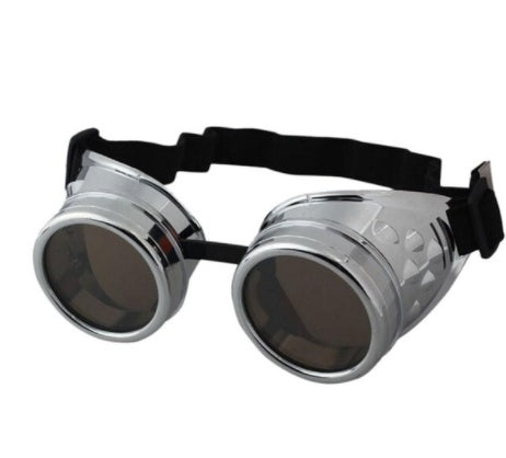 Welding Cyber Punk Vintage Sunglasses Retro Gothic Steampunk Goggles Glasses Men Sun Glasses Plastic Cosplay Eyewear