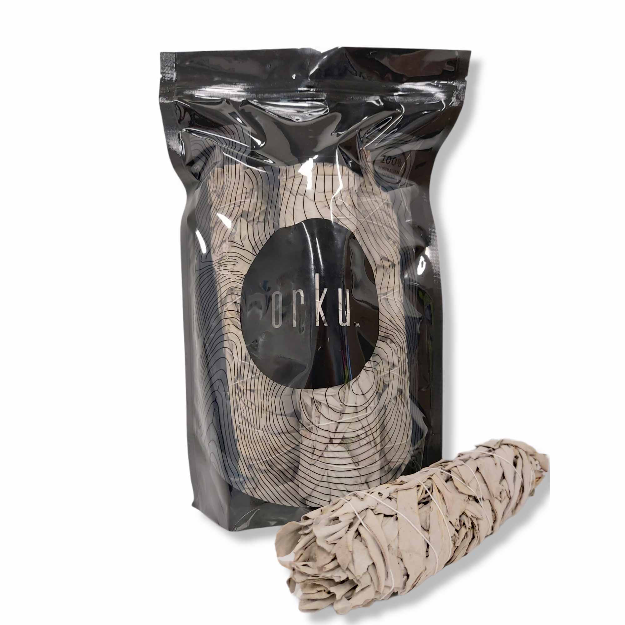4x Californian White Sage Smudge Sticks - Jumbo 20-22cm Incense Cleansing Bundle-3