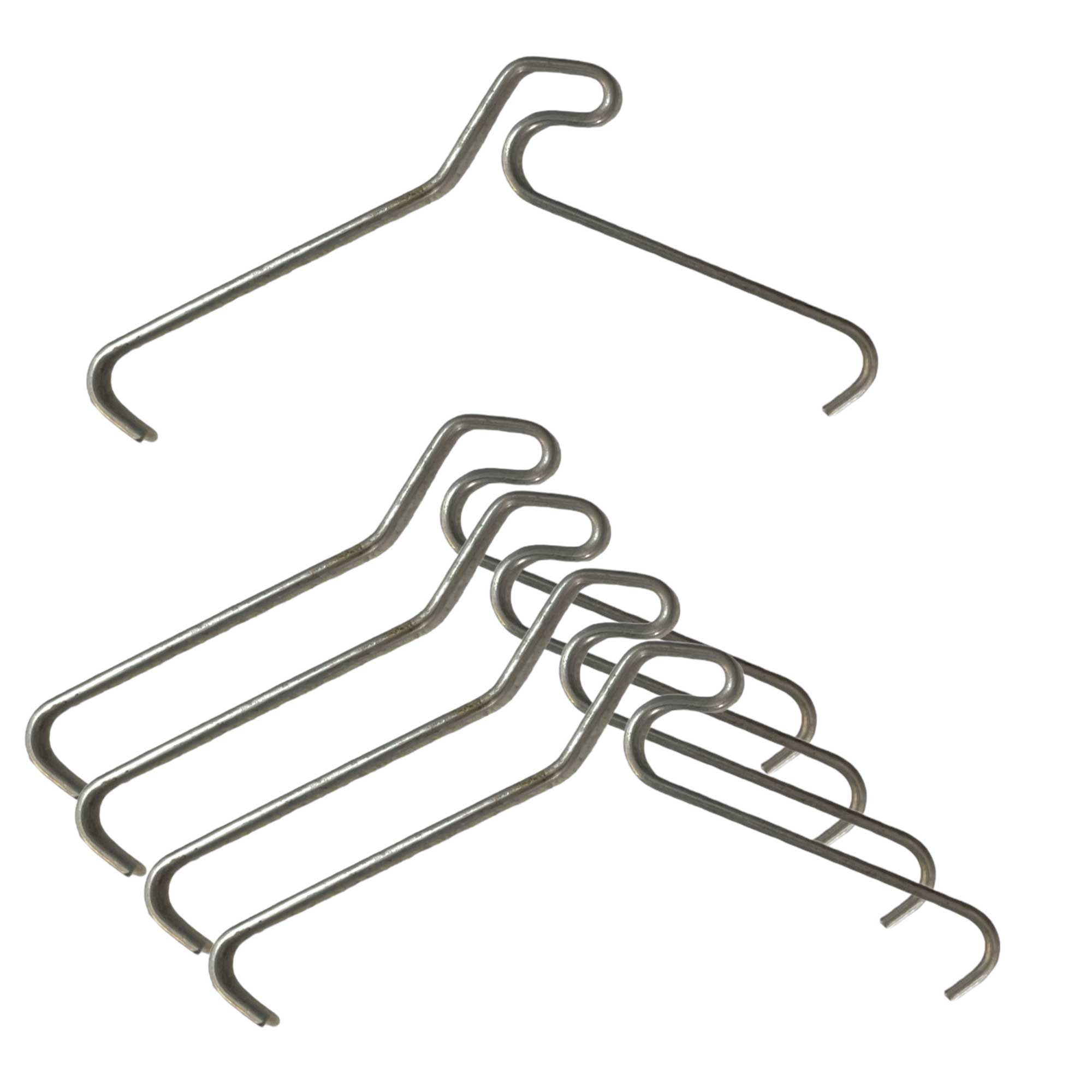 5 Pack 76mm (3") Brick Hooks - Wall Clips Hangers For Pictures Pot Plants-2