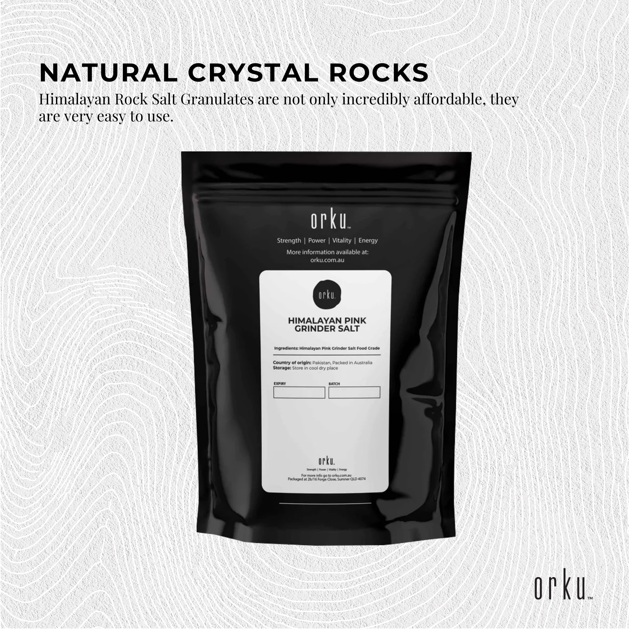 500g Pink Himalayan Bath Salts - Natural Crystal Rocks - Spa Therapy Body Scrub-4