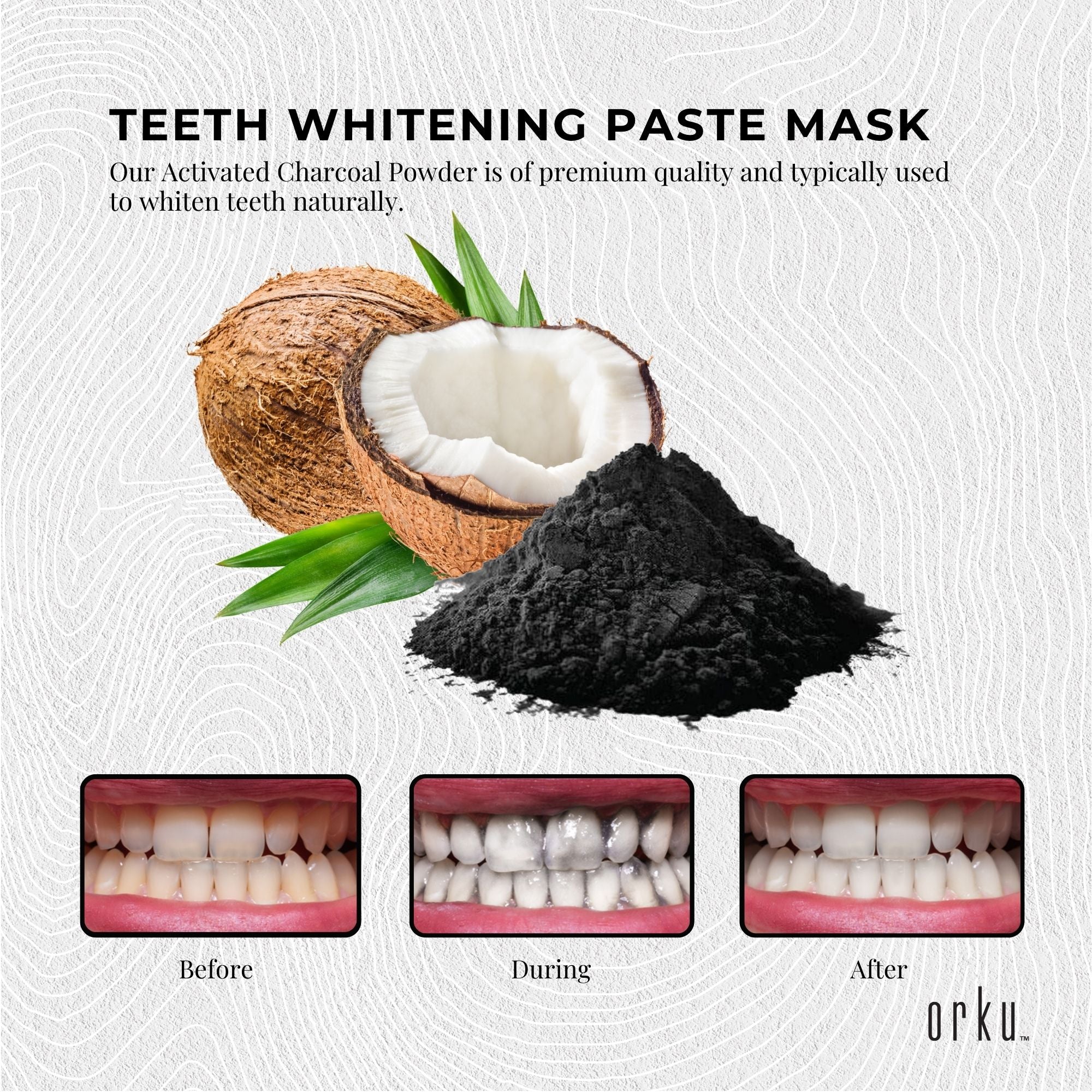 50g Activated Carbon Powder - Coconut Charcoal - Teeth Whitening + Skin-5