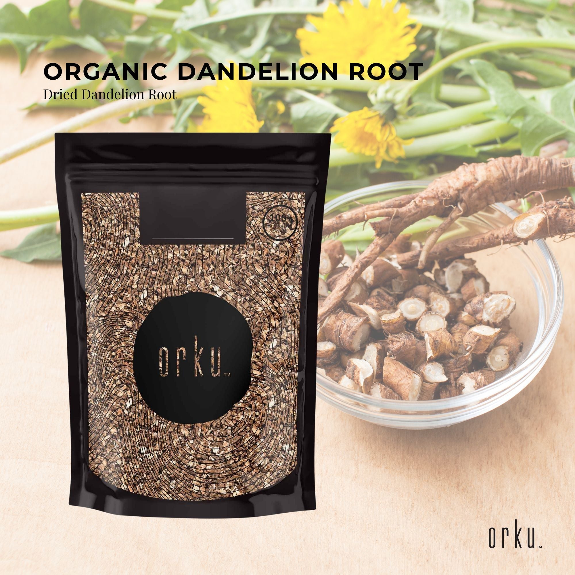 50g Organic Dandelion Root - Dried Raw Herbal Tea Supplement-2