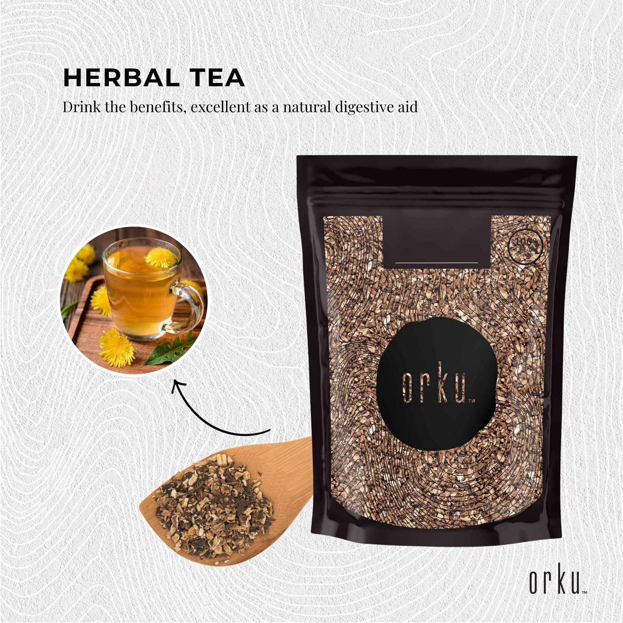 50g Organic Dandelion Root - Dried Raw Herbal Tea Supplement-5